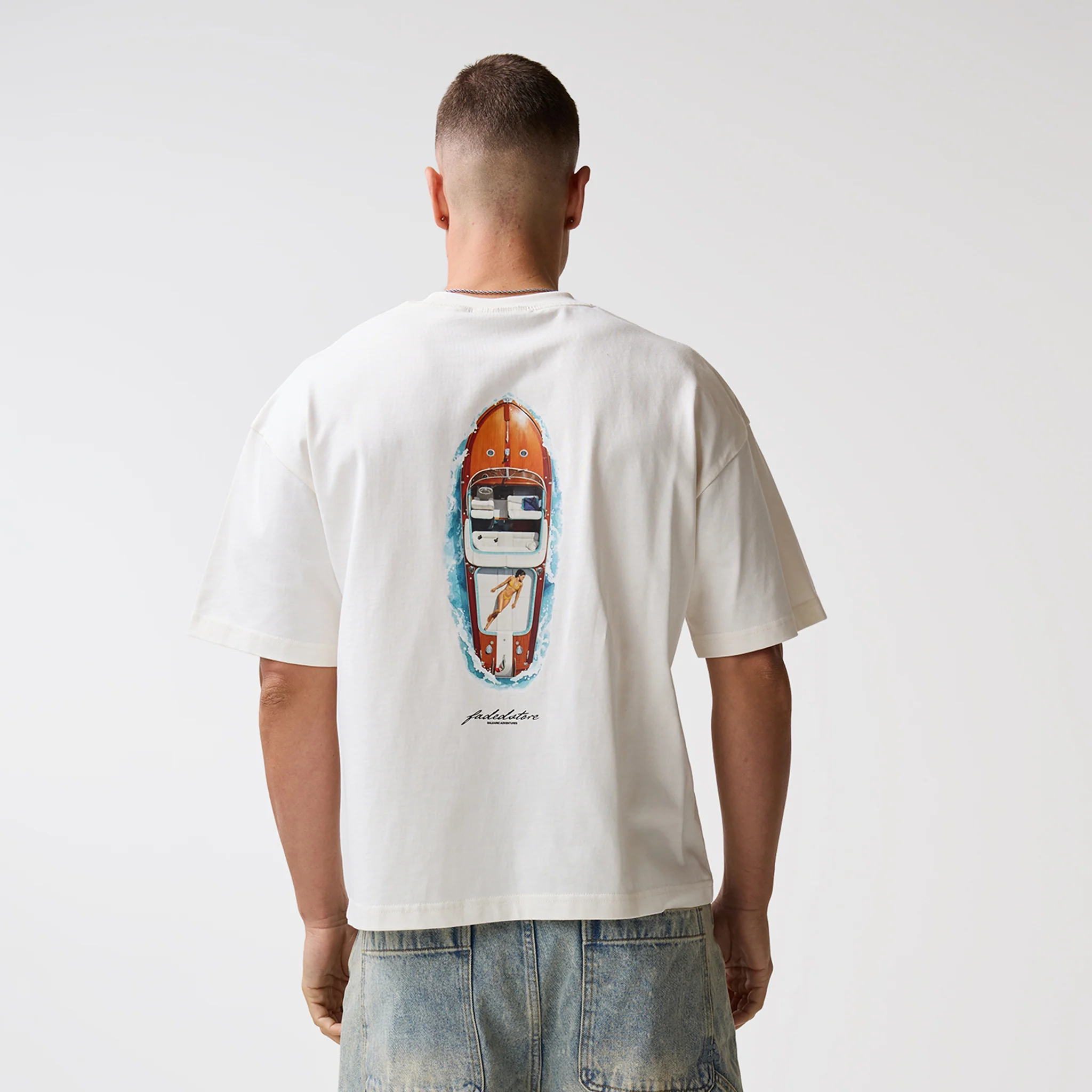 Livin' T-Shirt | Chalk - Image 3