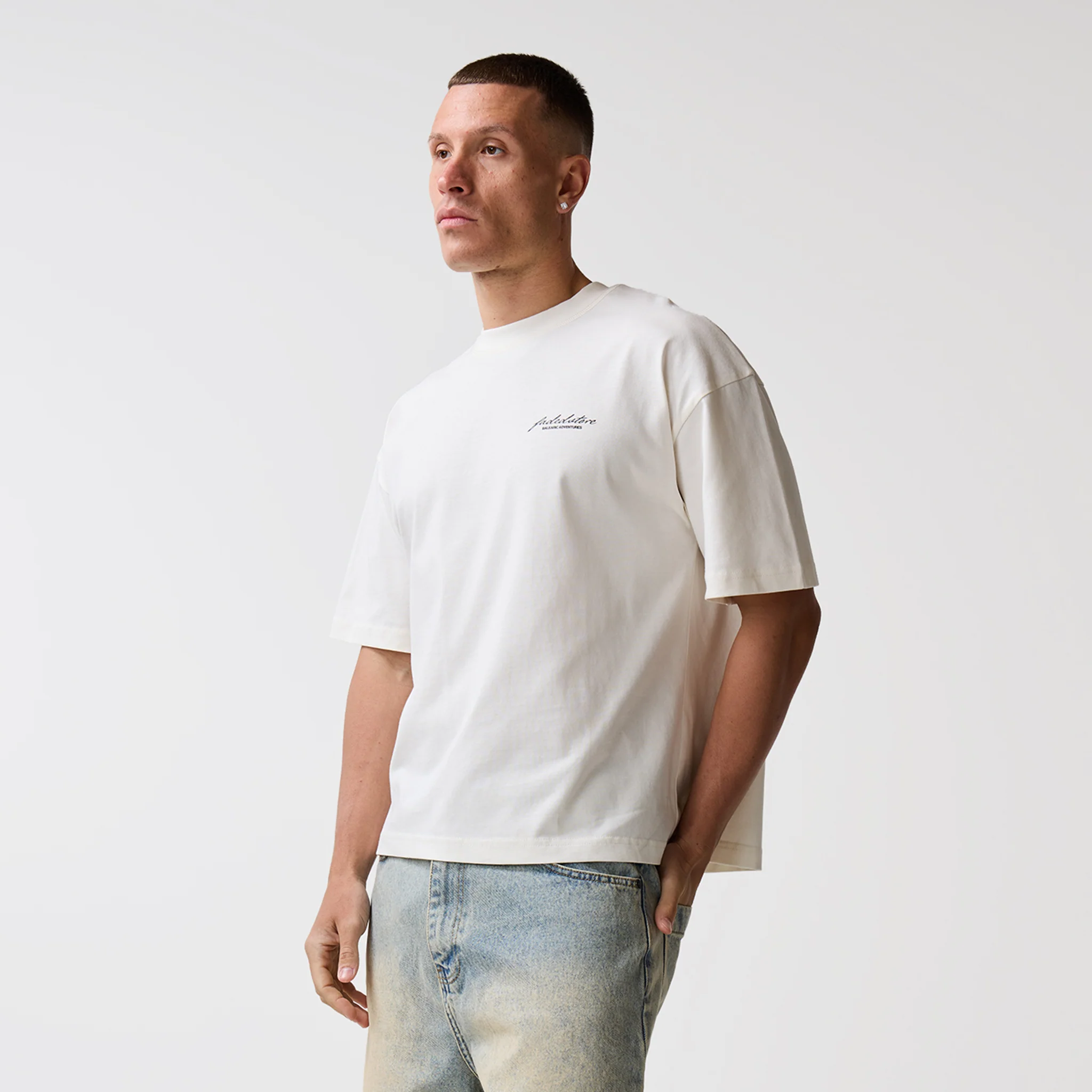 Livin' T-Shirt | Chalk - Image 4