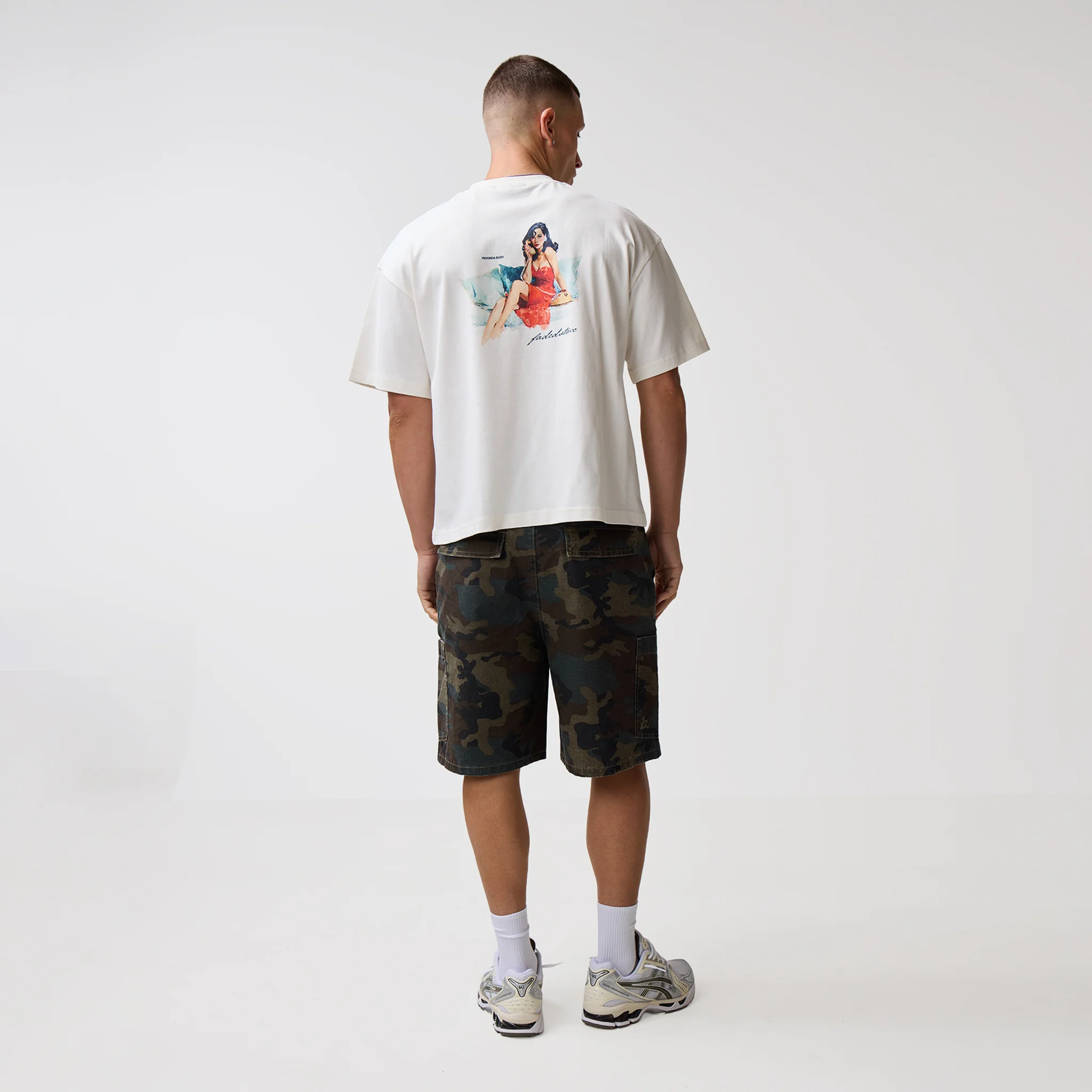Longline OG Camo Cargo Short | Dark Green - Image 4