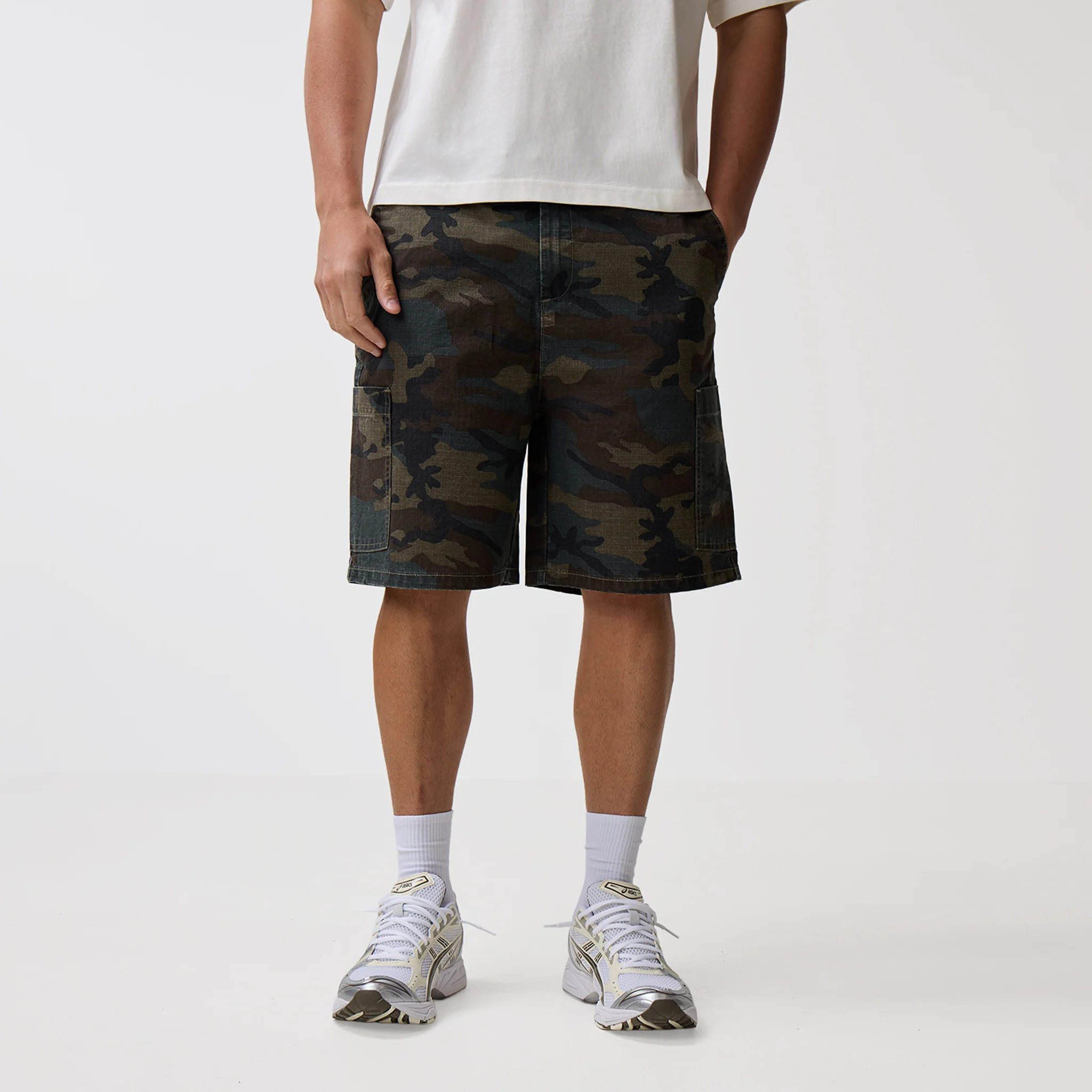 Longline OG Camo Cargo Short | Dark Green - Image 6