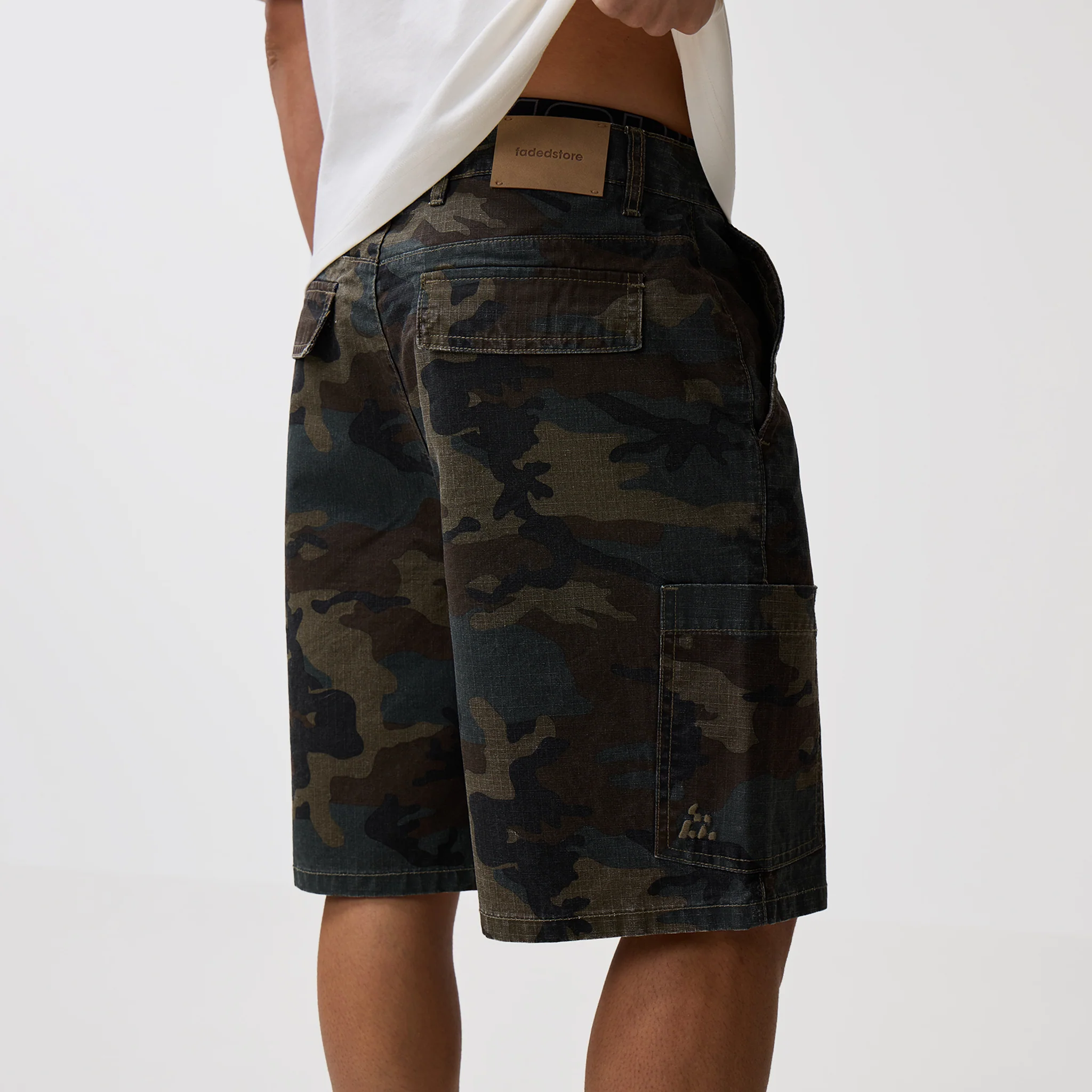 Longline OG Camo Cargo Short | Dark Green - Image 8