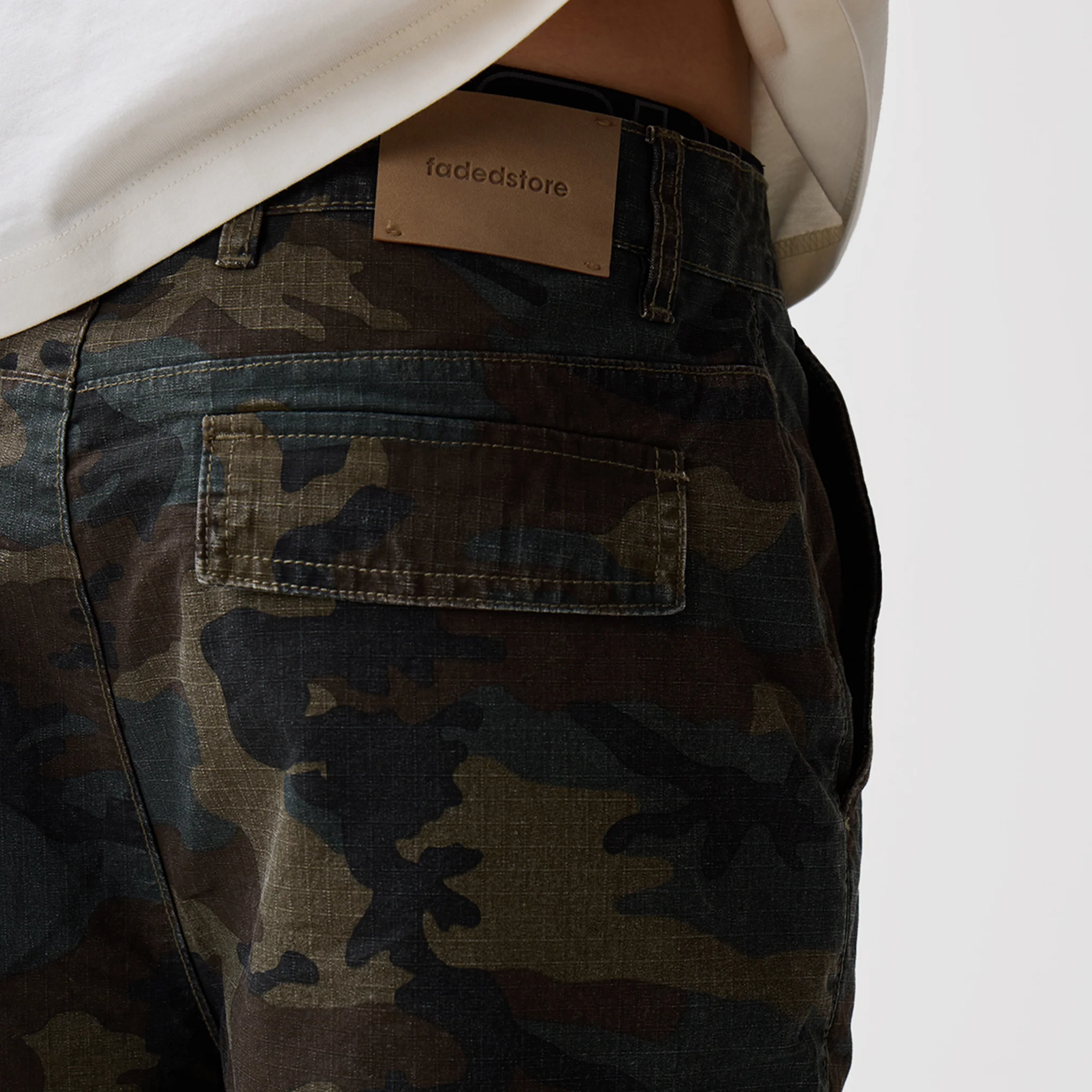 Longline OG Camo Cargo Short | Dark Green - Image 9