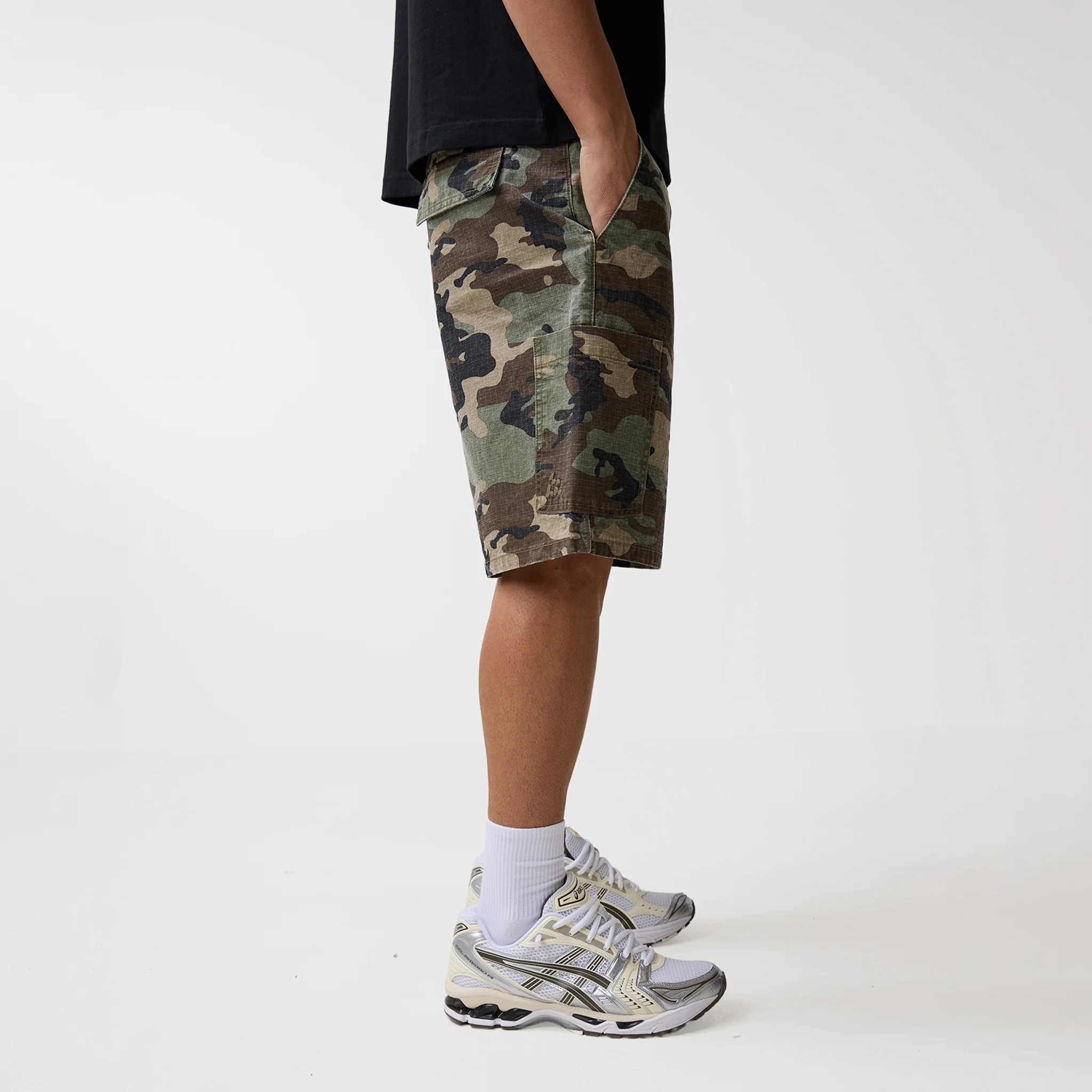 Longline OG Camo Cargo Short | Green - Image 9