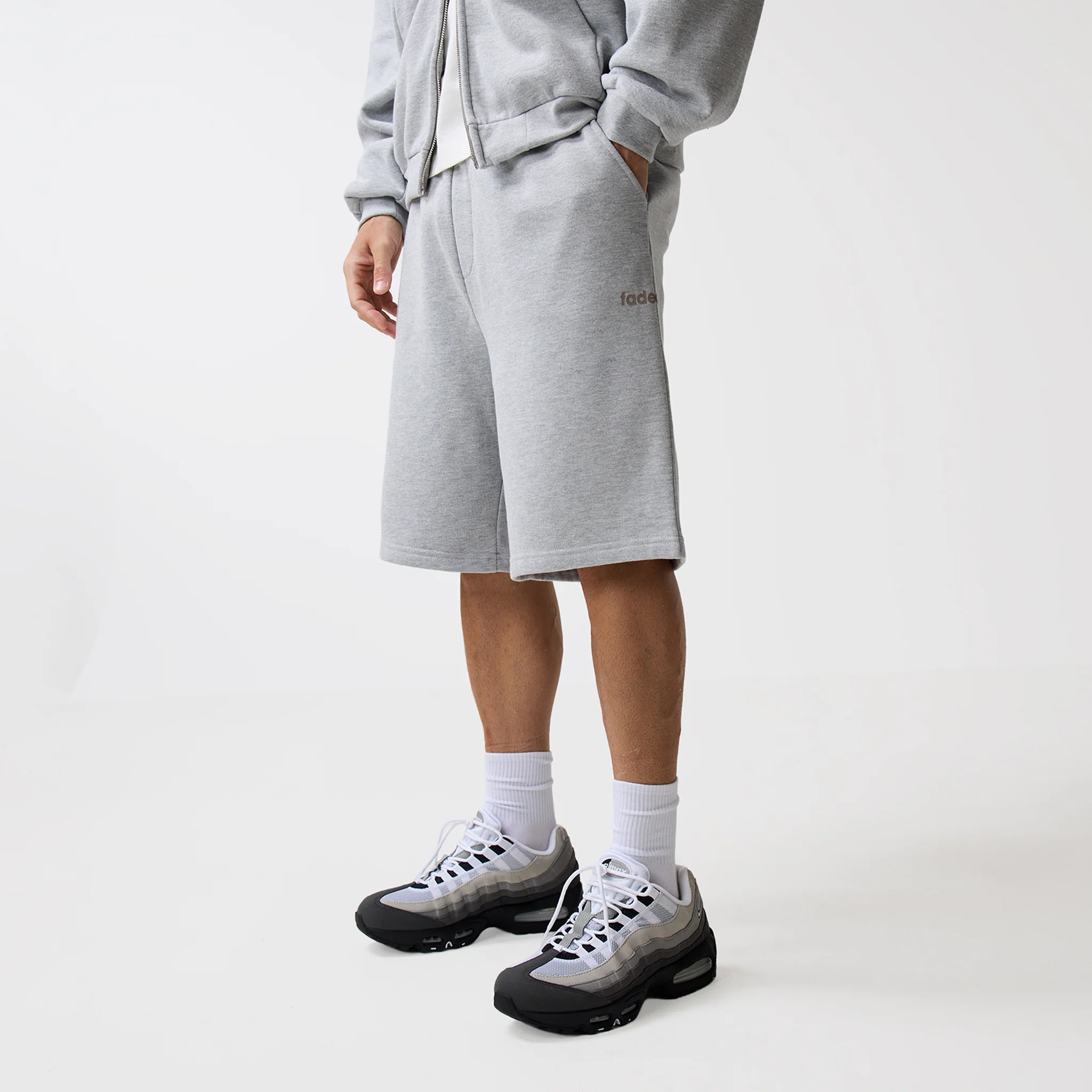 Longline Short | Grey Marl - Image 3