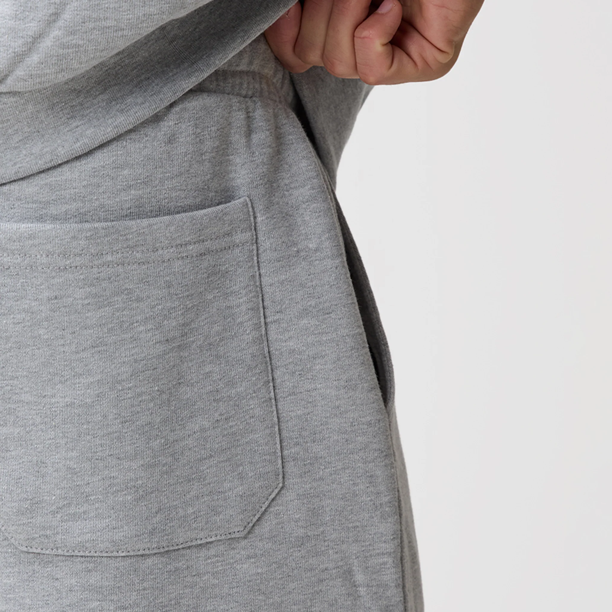 Longline Short | Grey Marl - Image 5