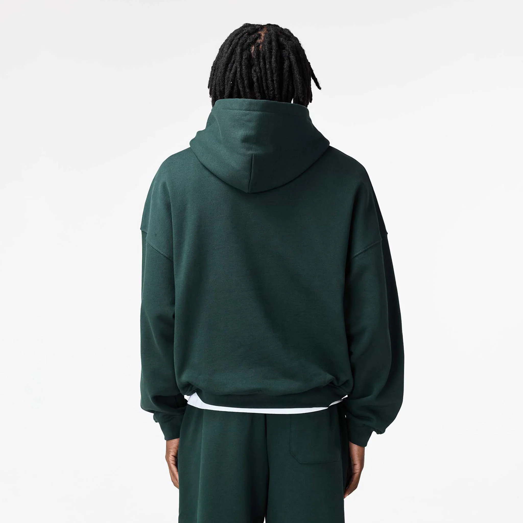 Loose Fit Cropped Tracksuit | Forest Green - Image 14