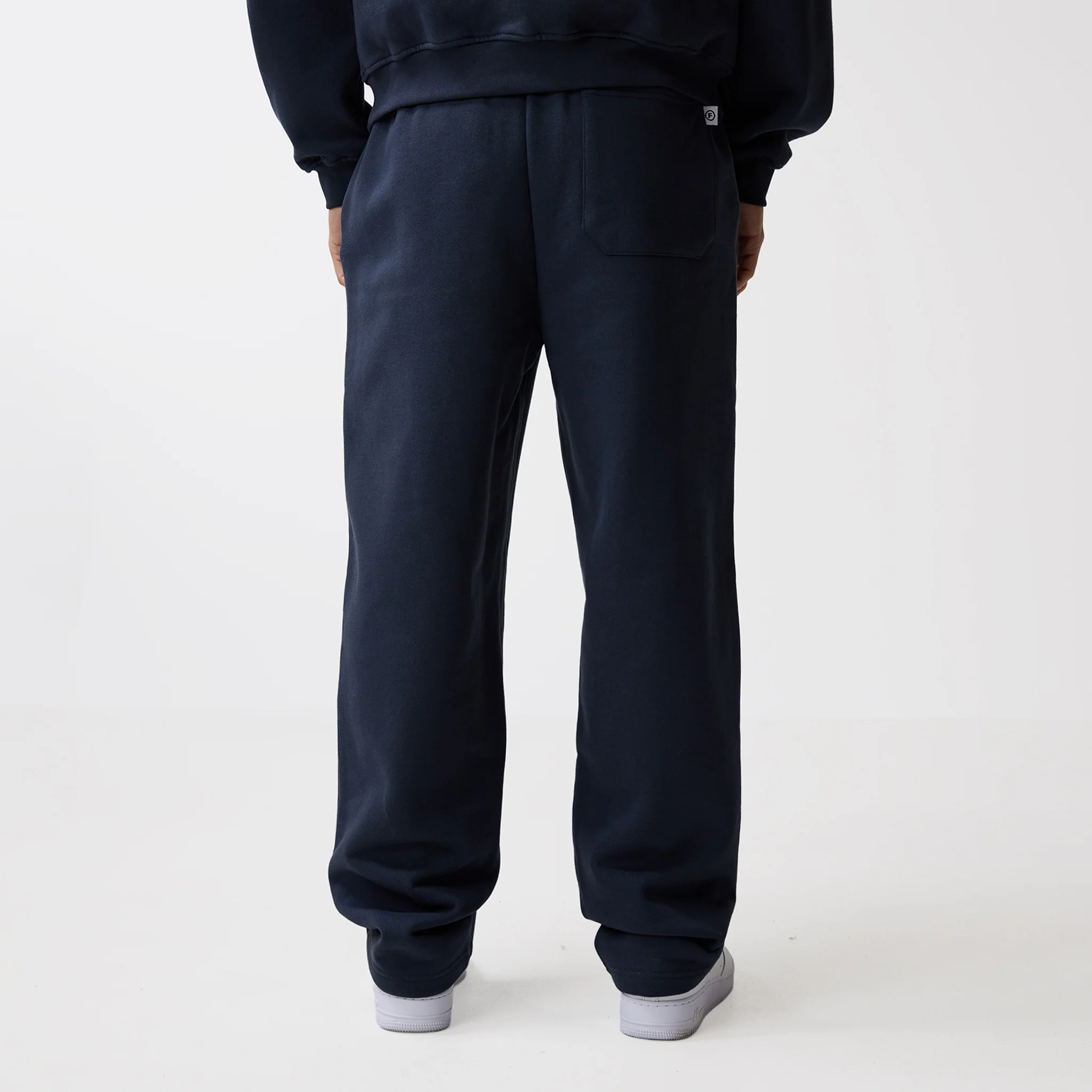 Loose Fit Cropped Tracksuit | Navy - Image 7