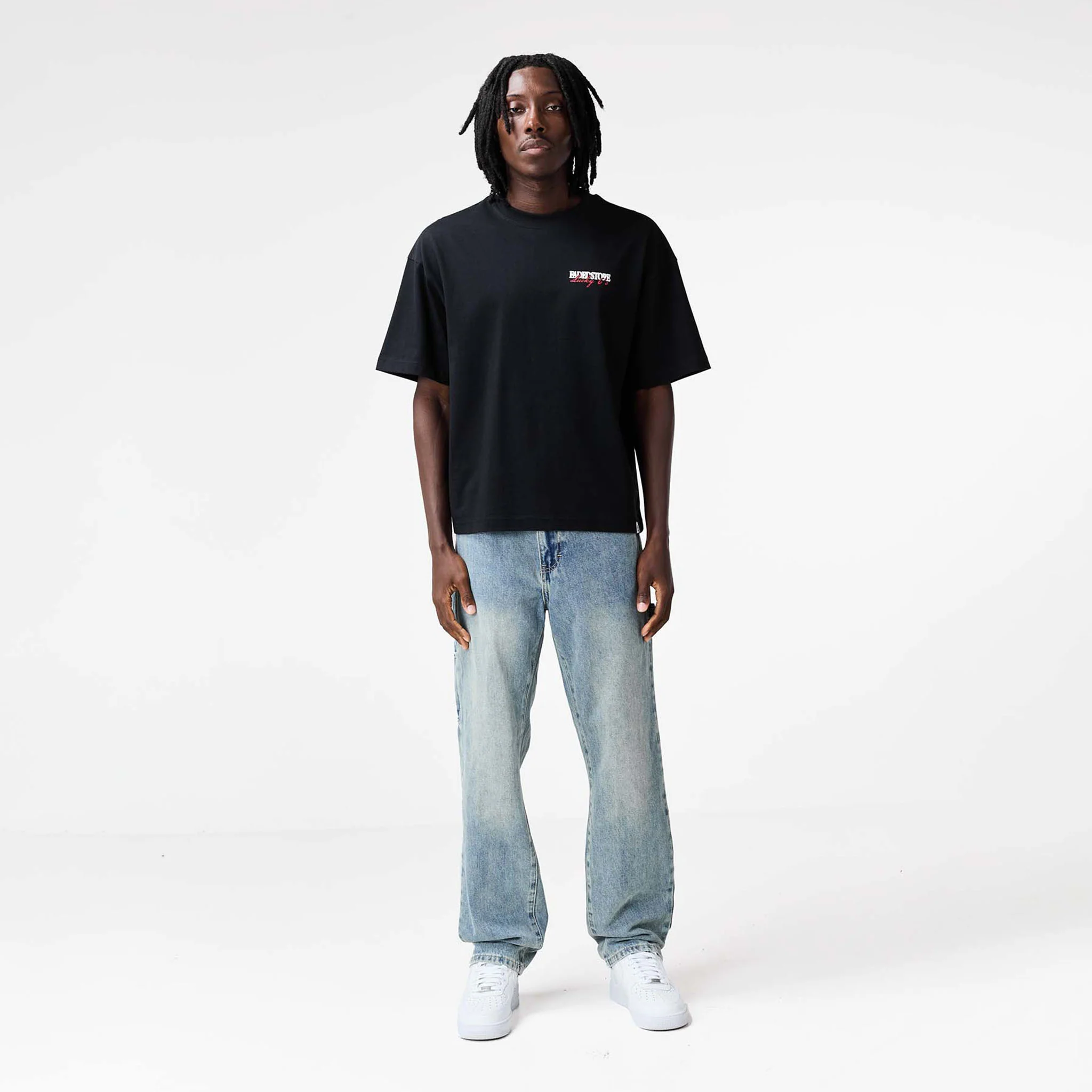 Lucky 6's T-Shirt | Black - Image 9