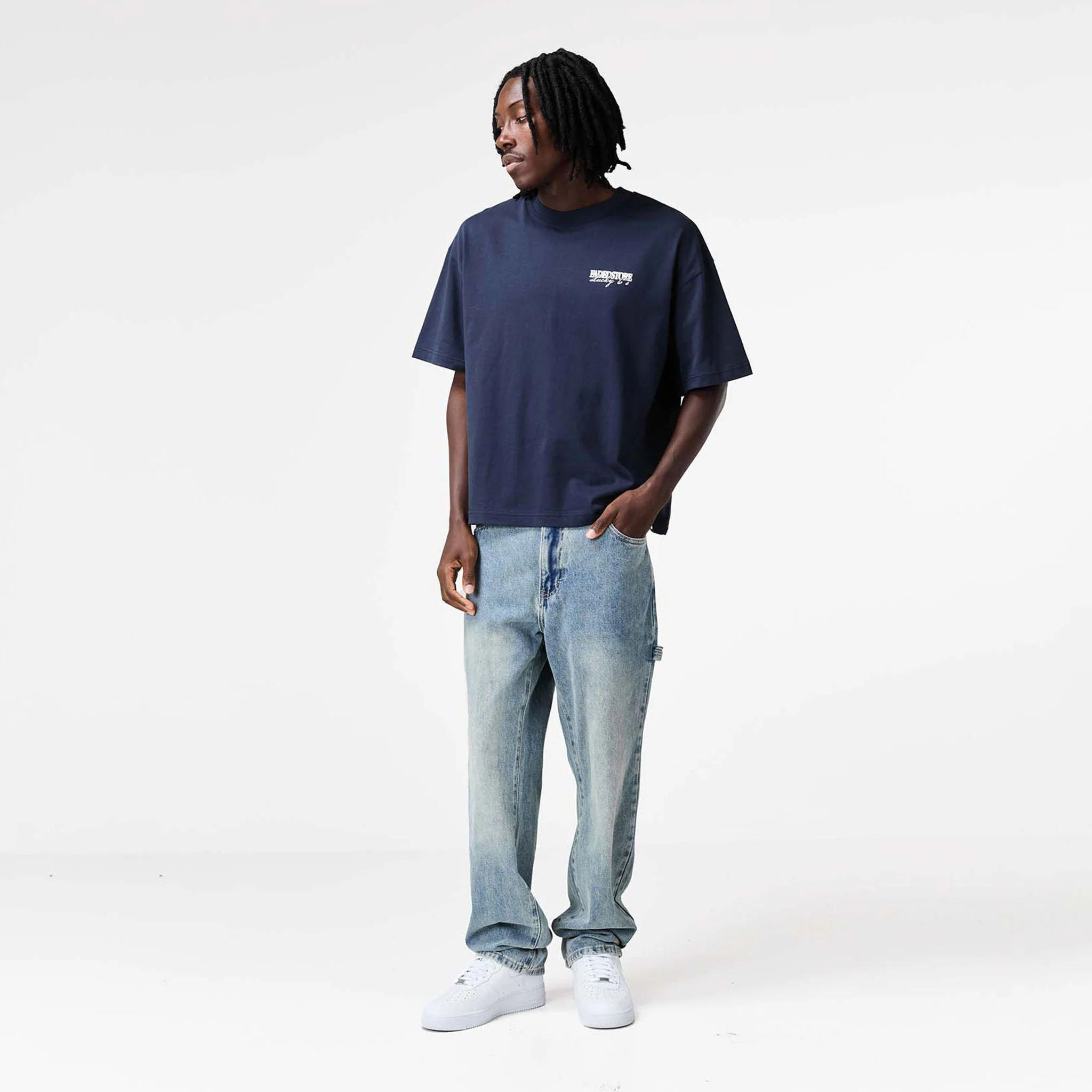 Lucky 6's T-Shirt | Navy - Image 7