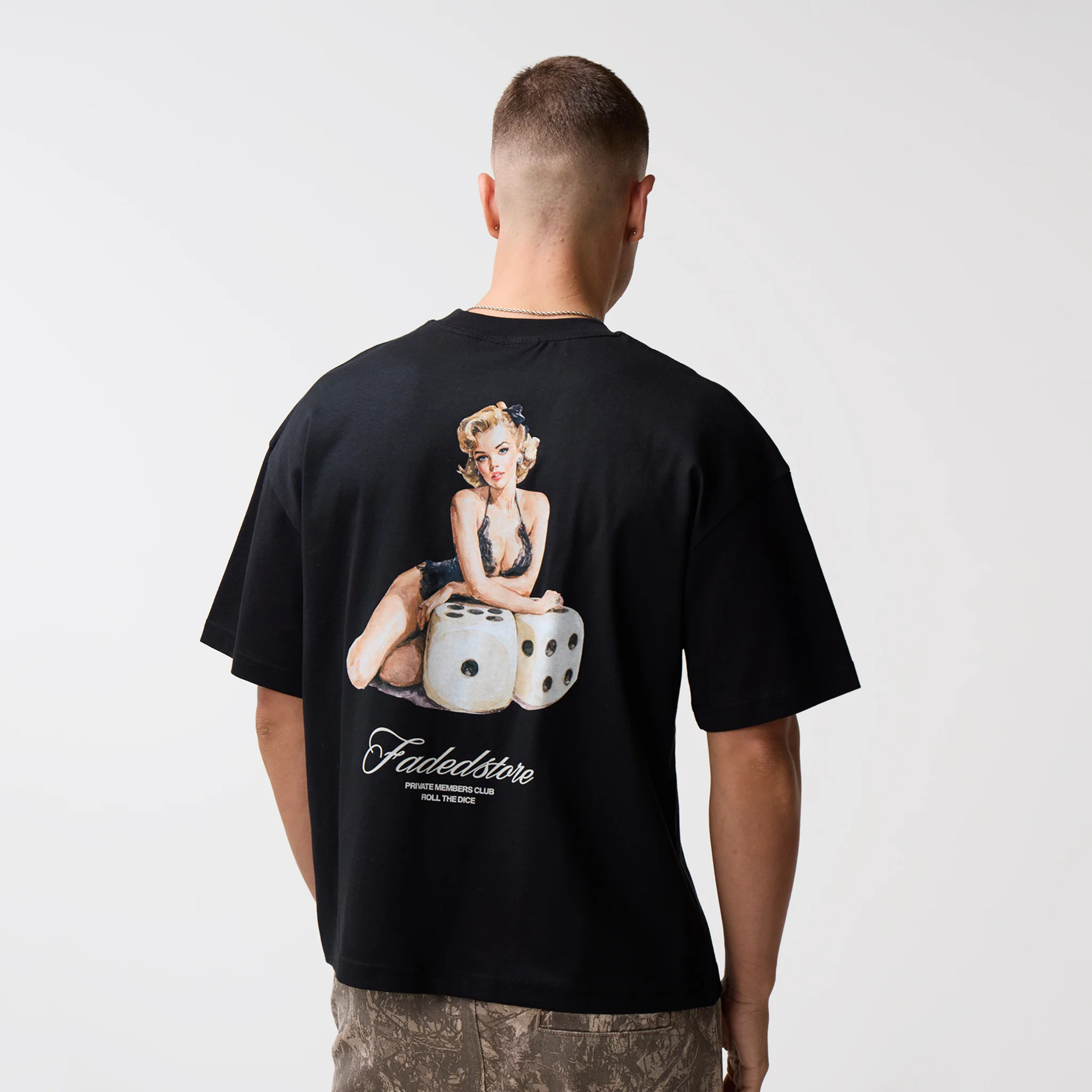 Lucky Roll T-Shirt | Black - Image 4