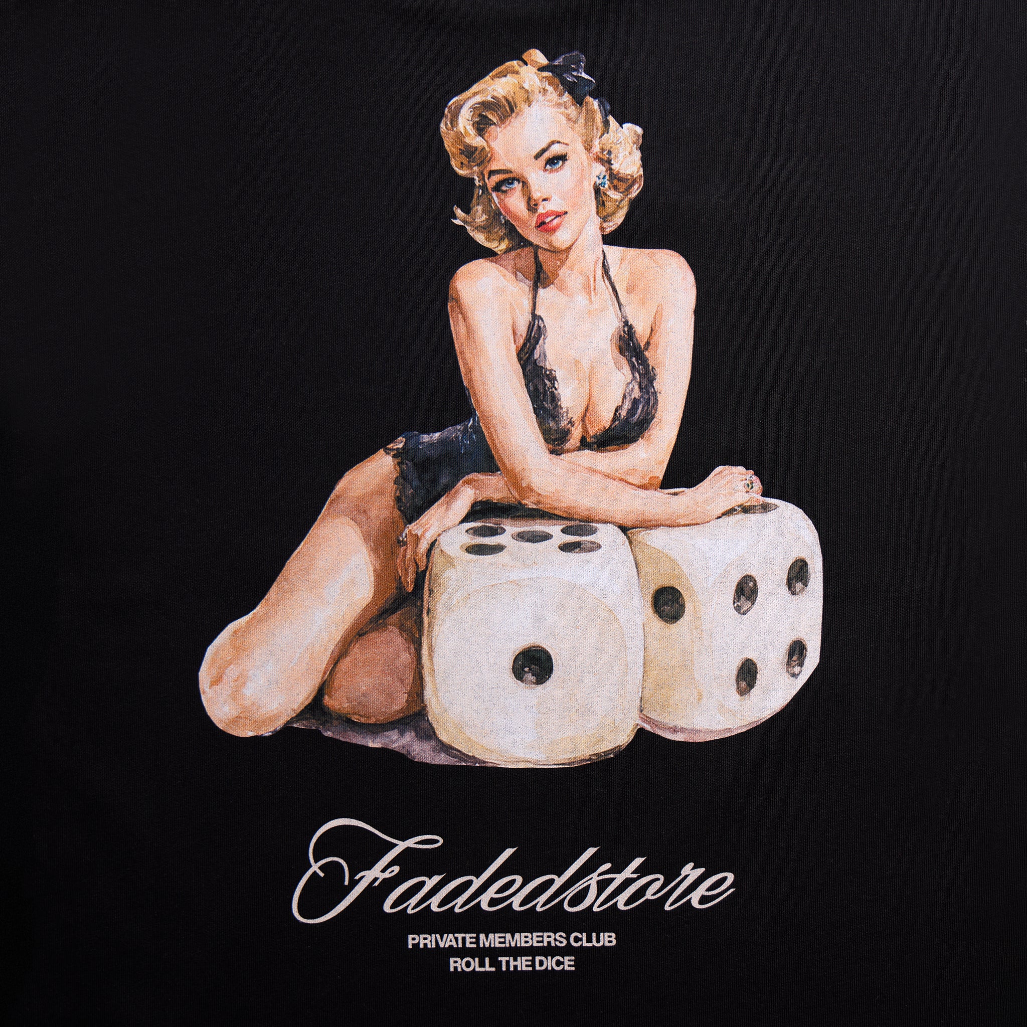 Lucky Roll T-Shirt | Black - Image 5