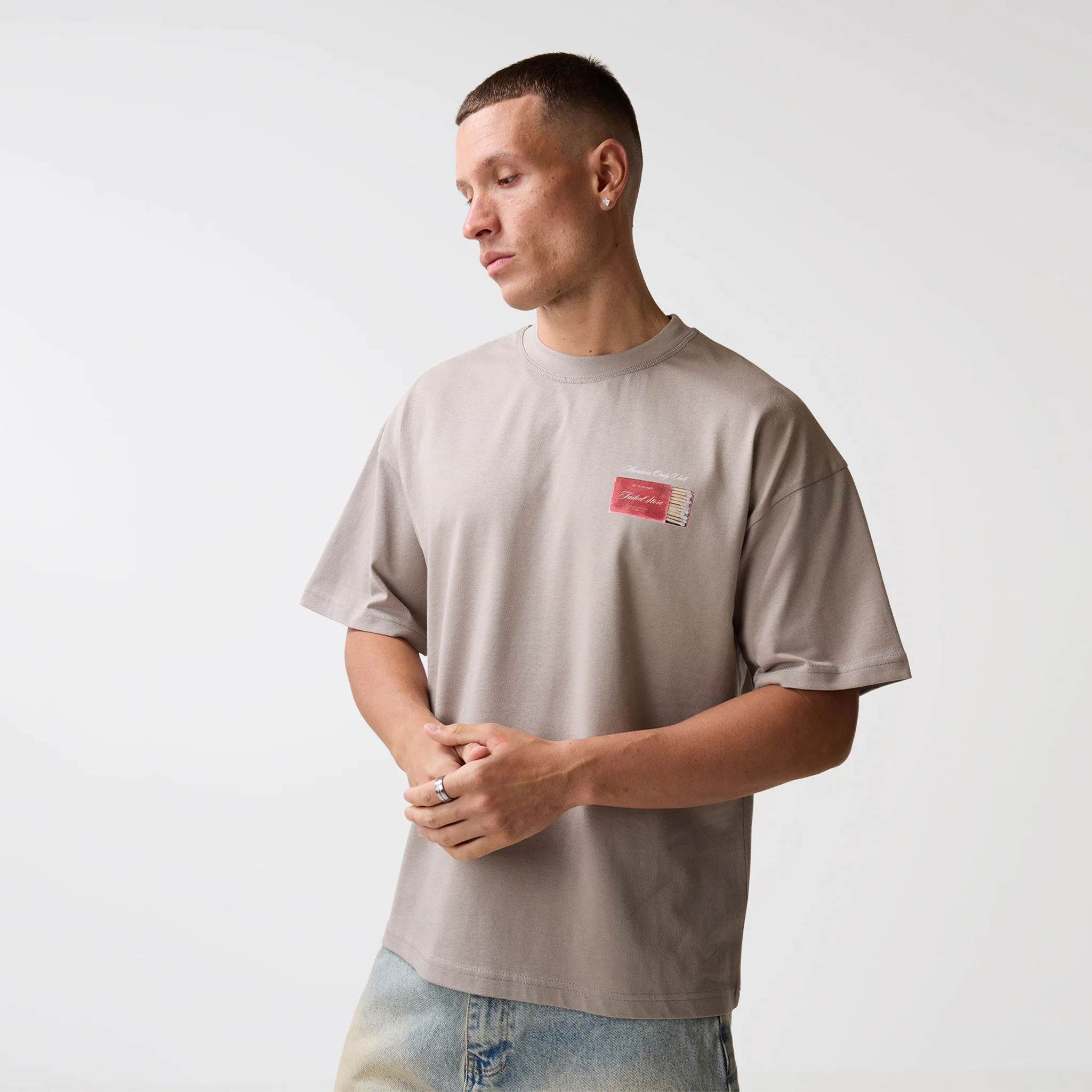 Matchbox T-Shirt | Taupe - Image 6