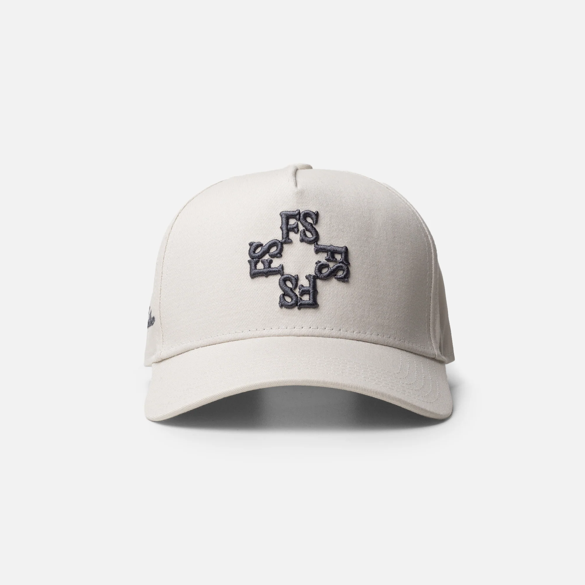 Monogram Cap | Off White/Grey - Image 3