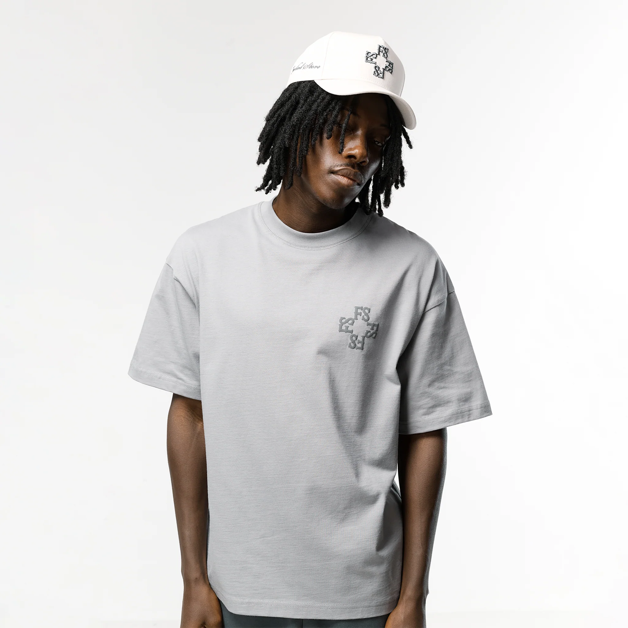 Monogram T-Shirt | Mid Grey - Image 3