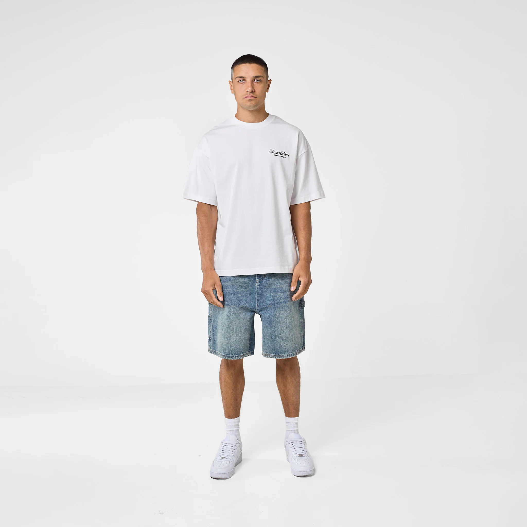 Mushroom Sketch T-Shirt | Off White - Image 5