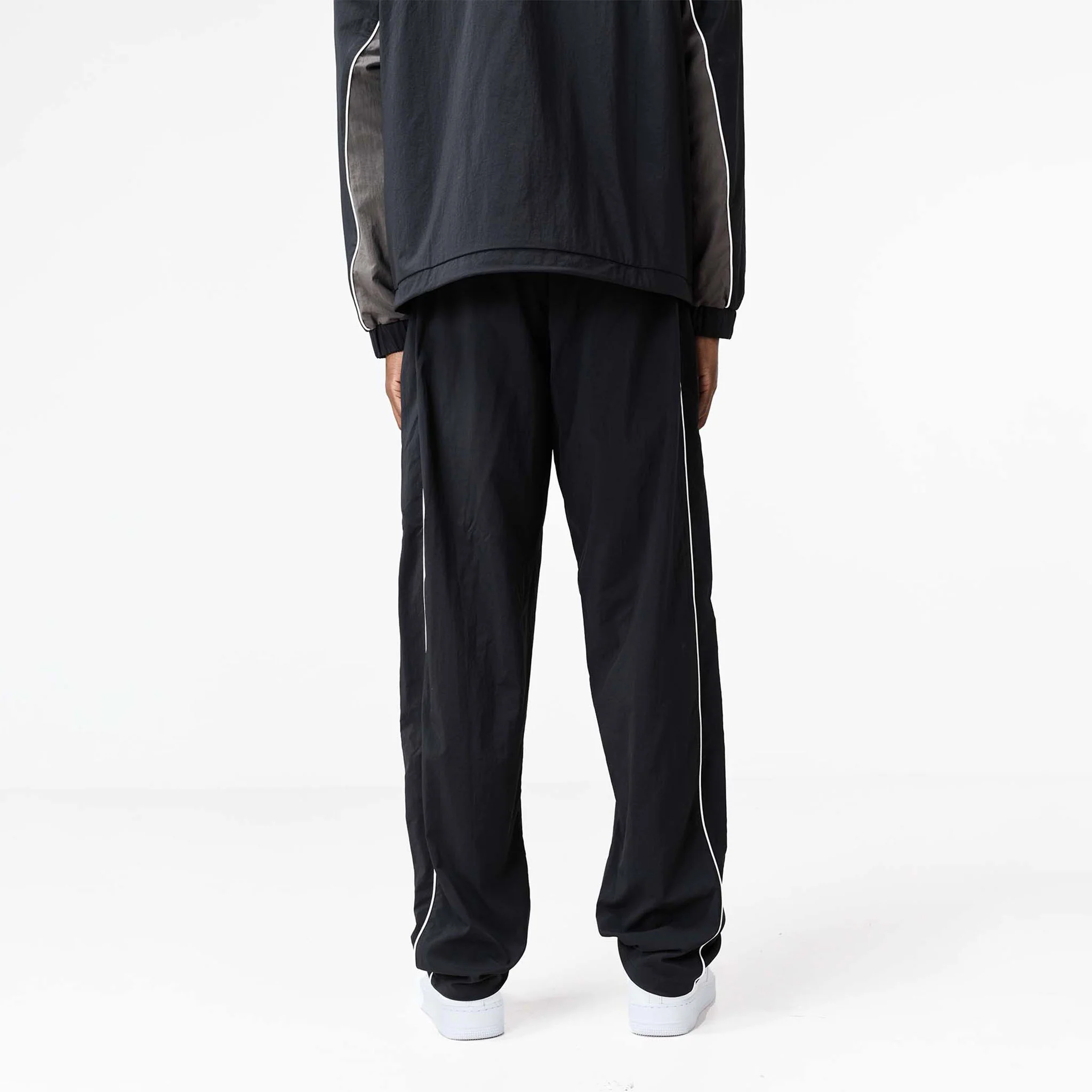 Nylon Football Tracksuit | Black - Image 11