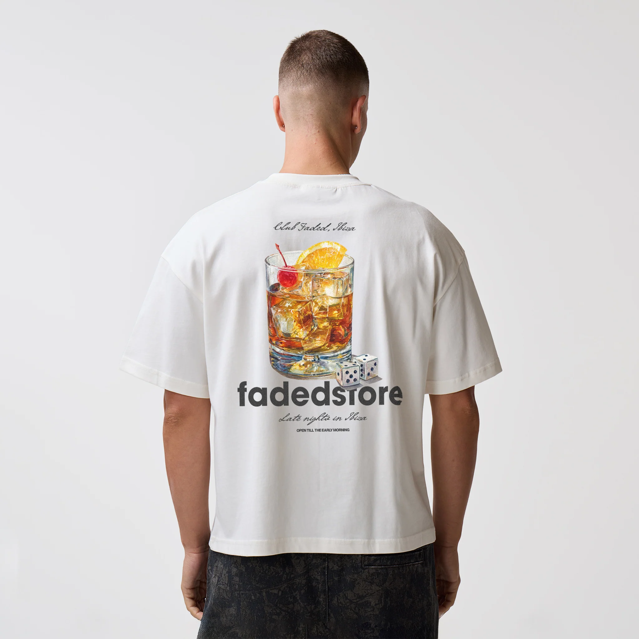 Old Fashioned T-Shirt | Chalk - Image 3