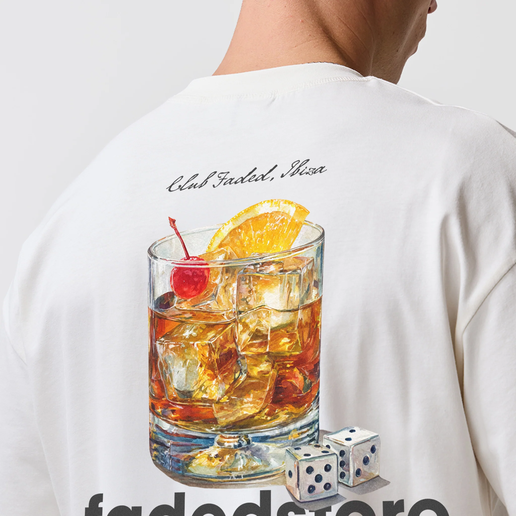 Old Fashioned T-Shirt | Chalk - Image 4