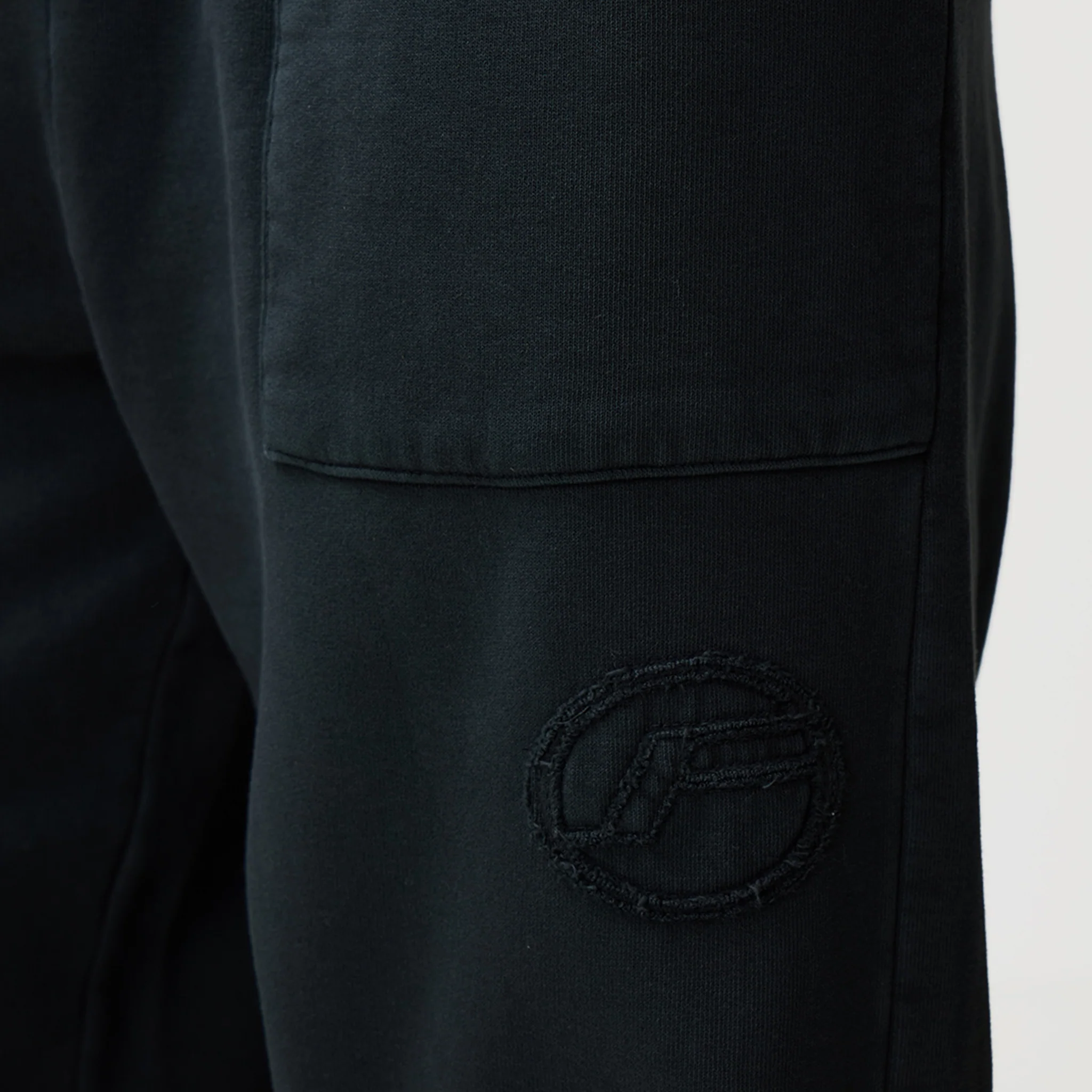 Oval Appliqué Tracksuit | Washed Black - Image 6