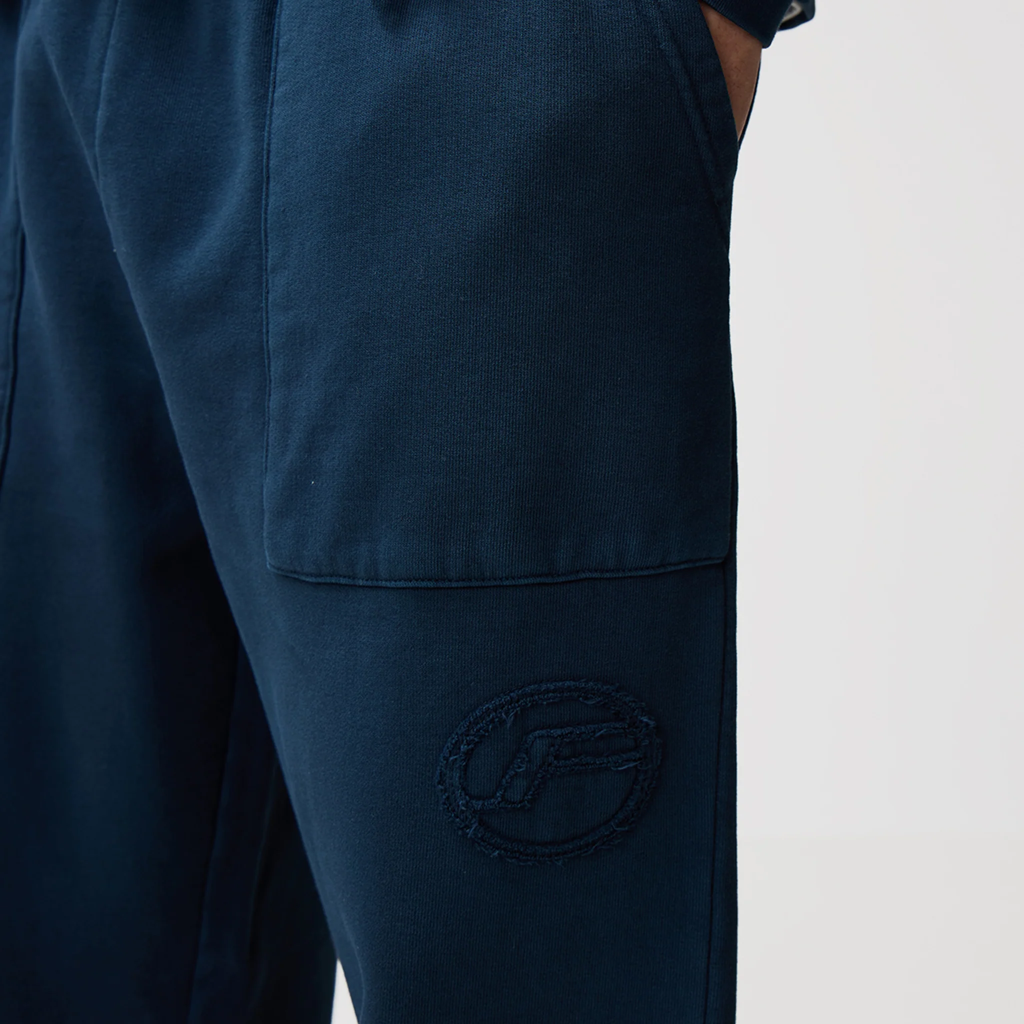 Oval Appliqué Tracksuit | Washed Navy - Image 6
