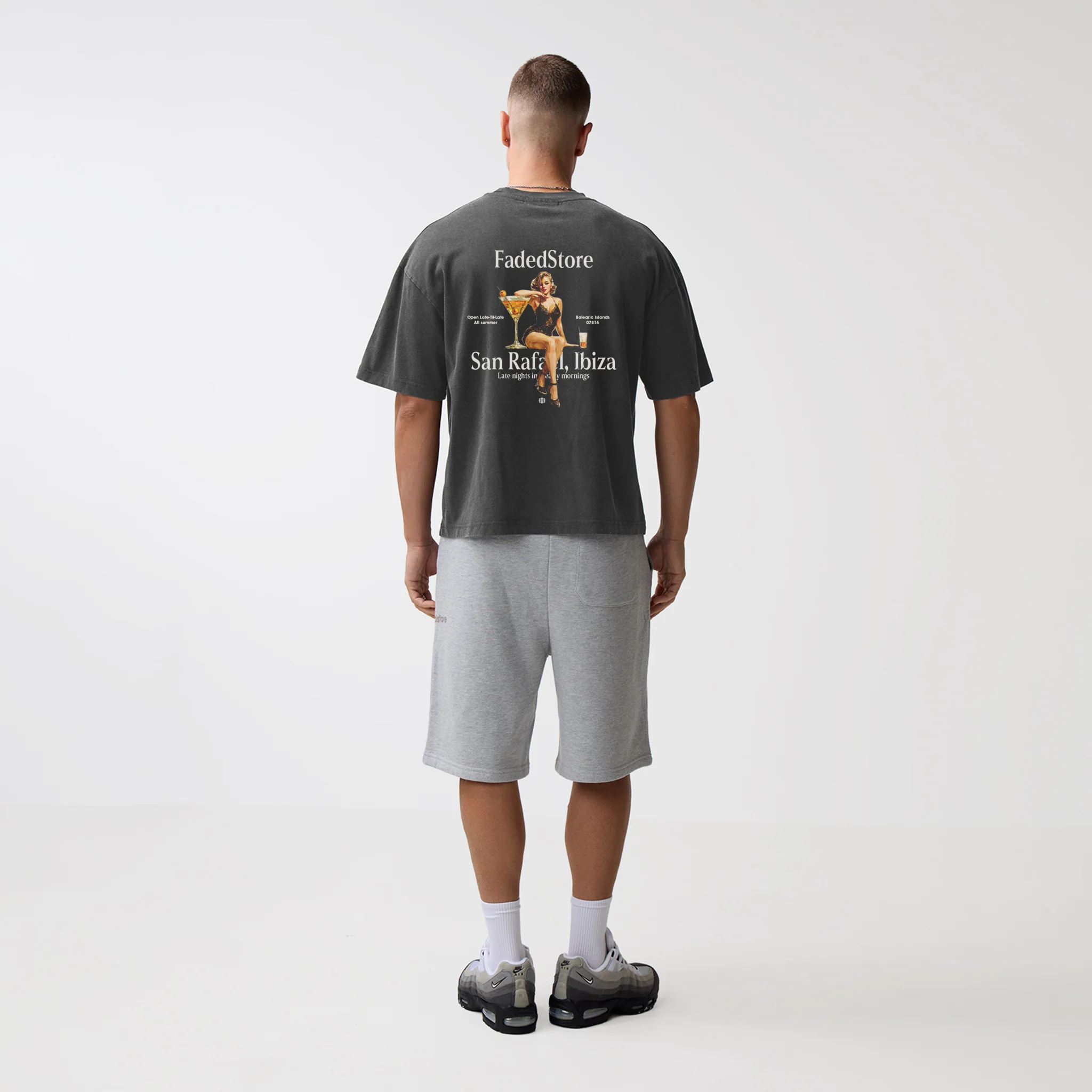 Pin Up T-Shirt | Charcoal - Image 2