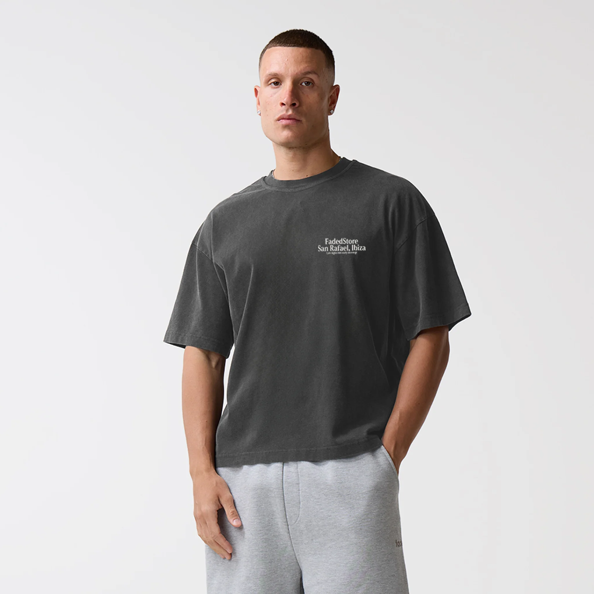 Pin Up T-Shirt | Charcoal - Image 4