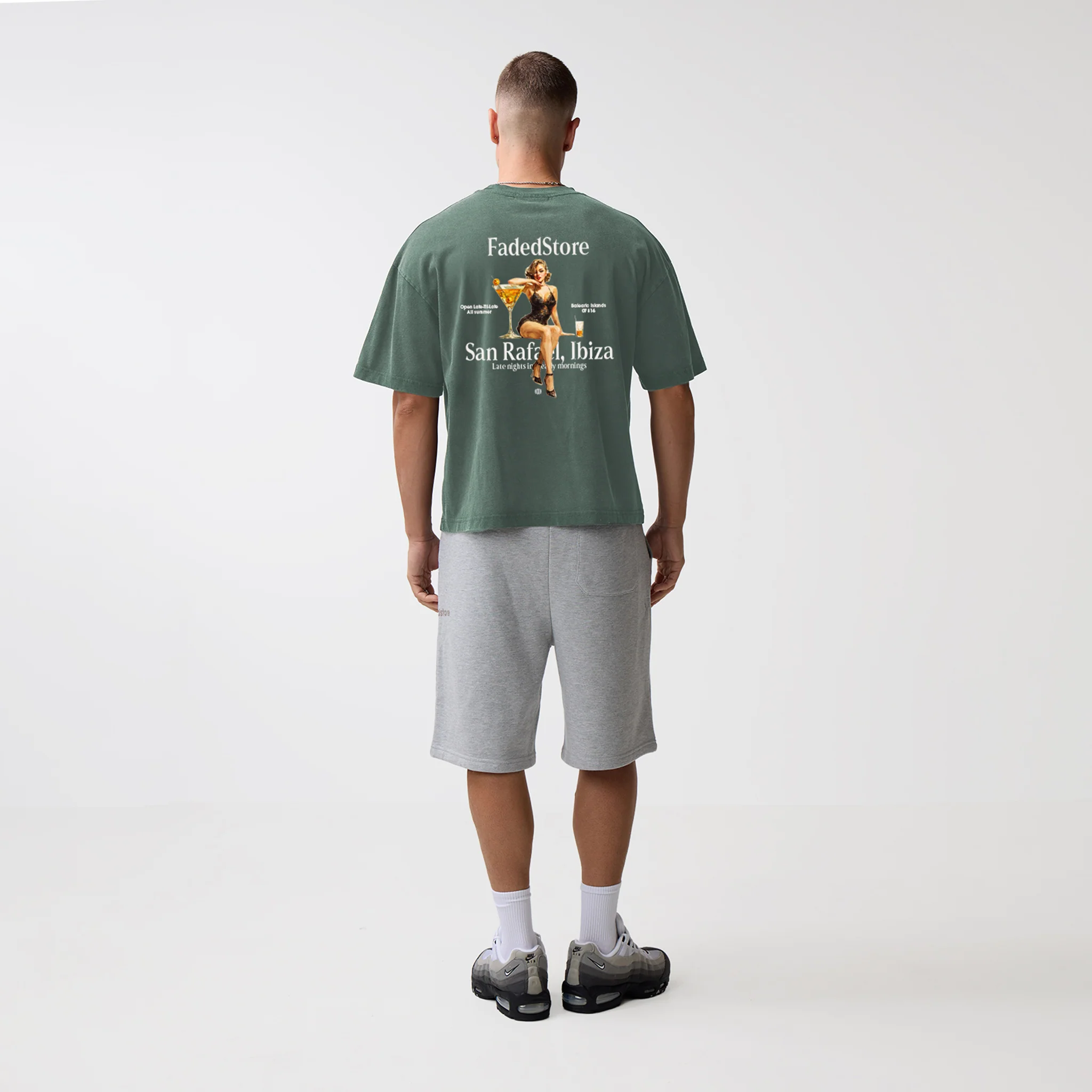 Pin Up T-Shirt | Washed Teal - Image 2