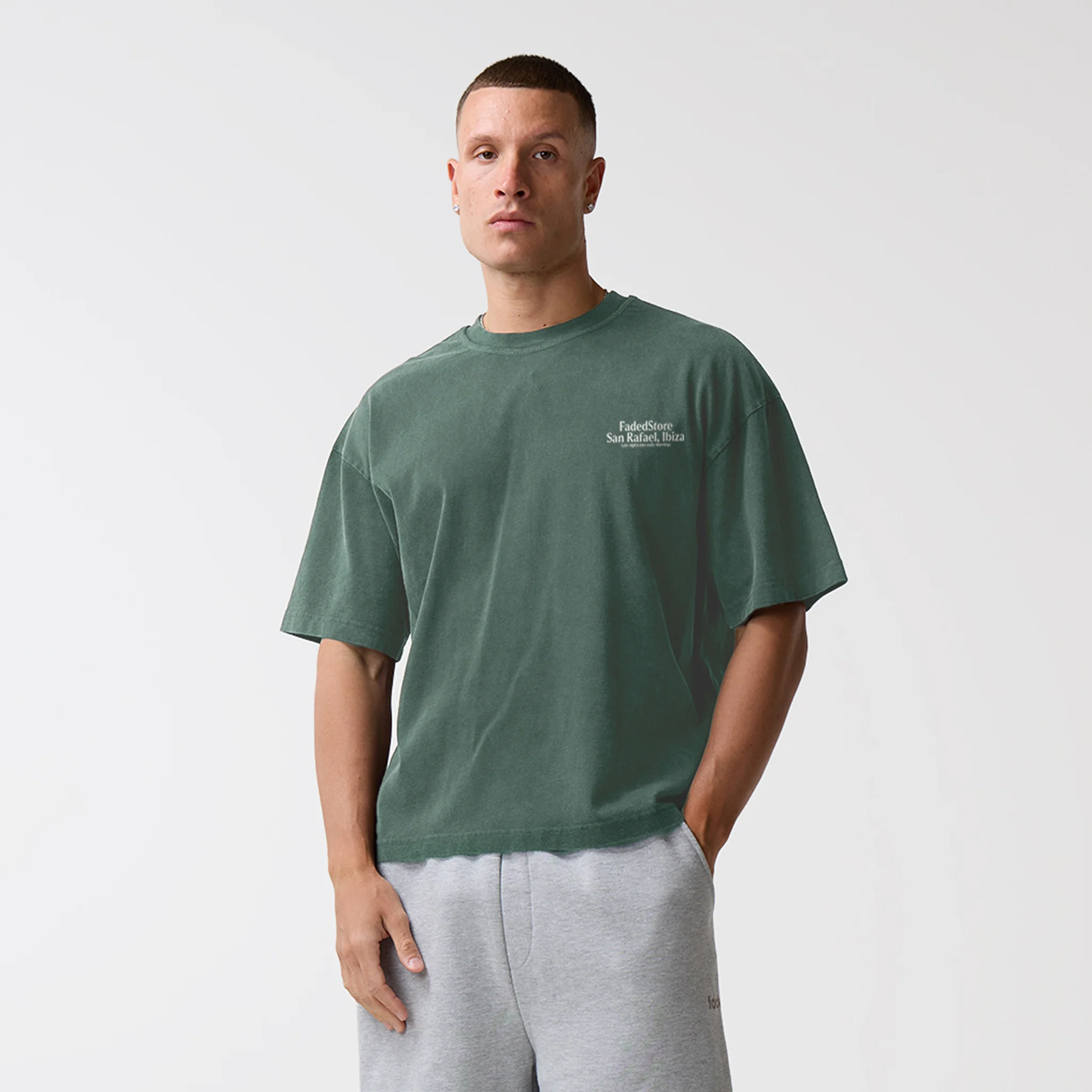 Pin Up T-Shirt | Washed Teal - Image 3
