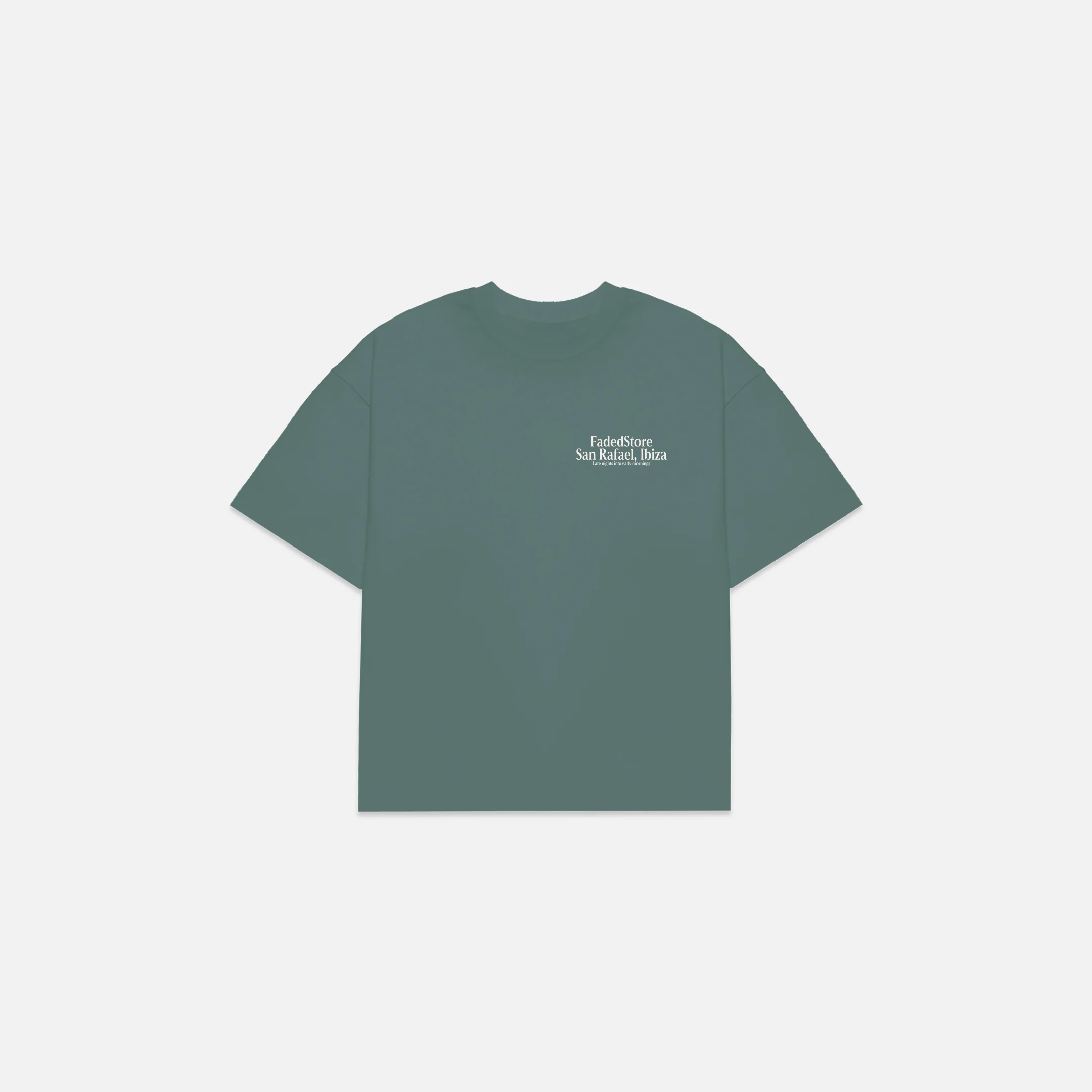 Pin Up T-Shirt | Washed Teal - Image 6