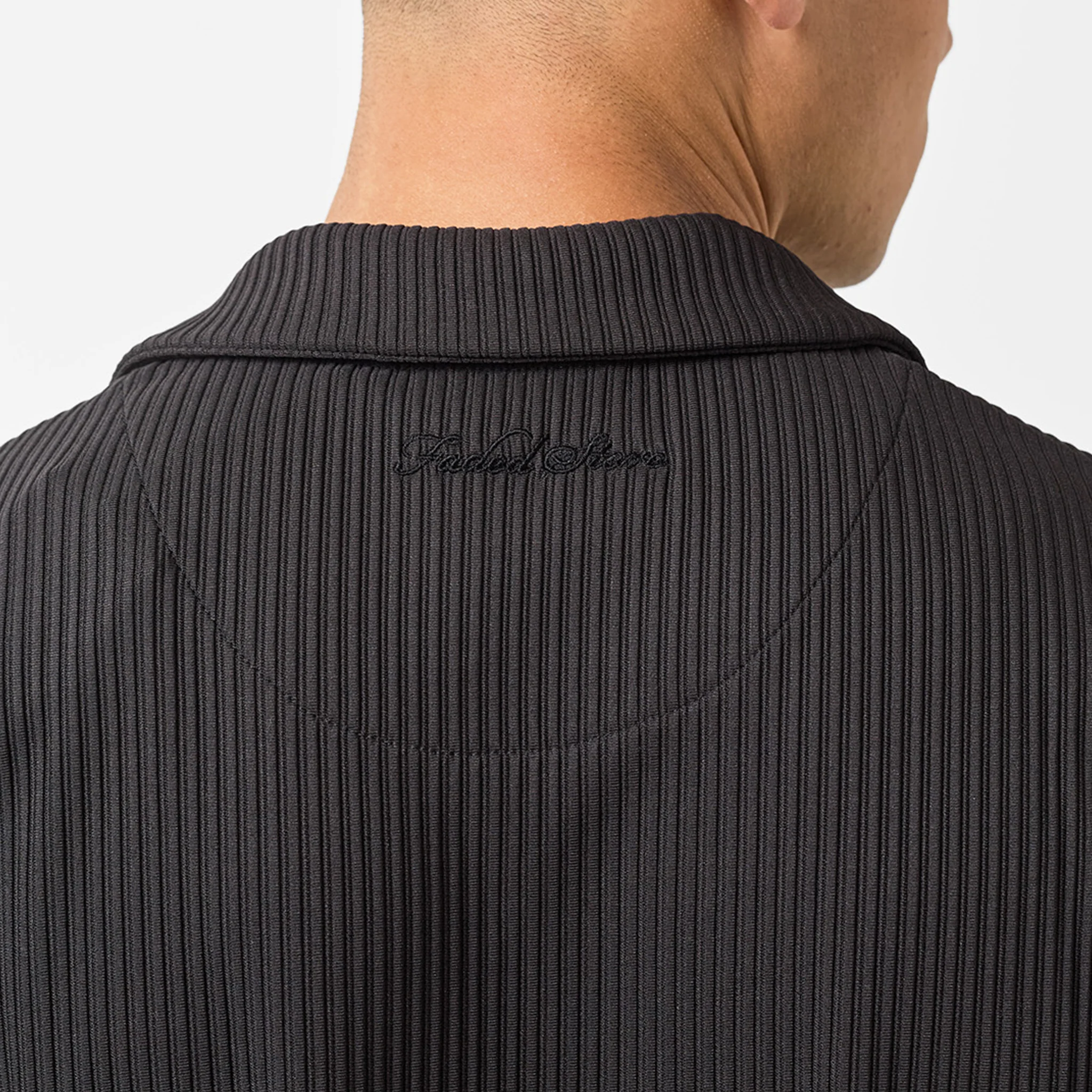 Pleated Shirt Twinset | Black - Image 6