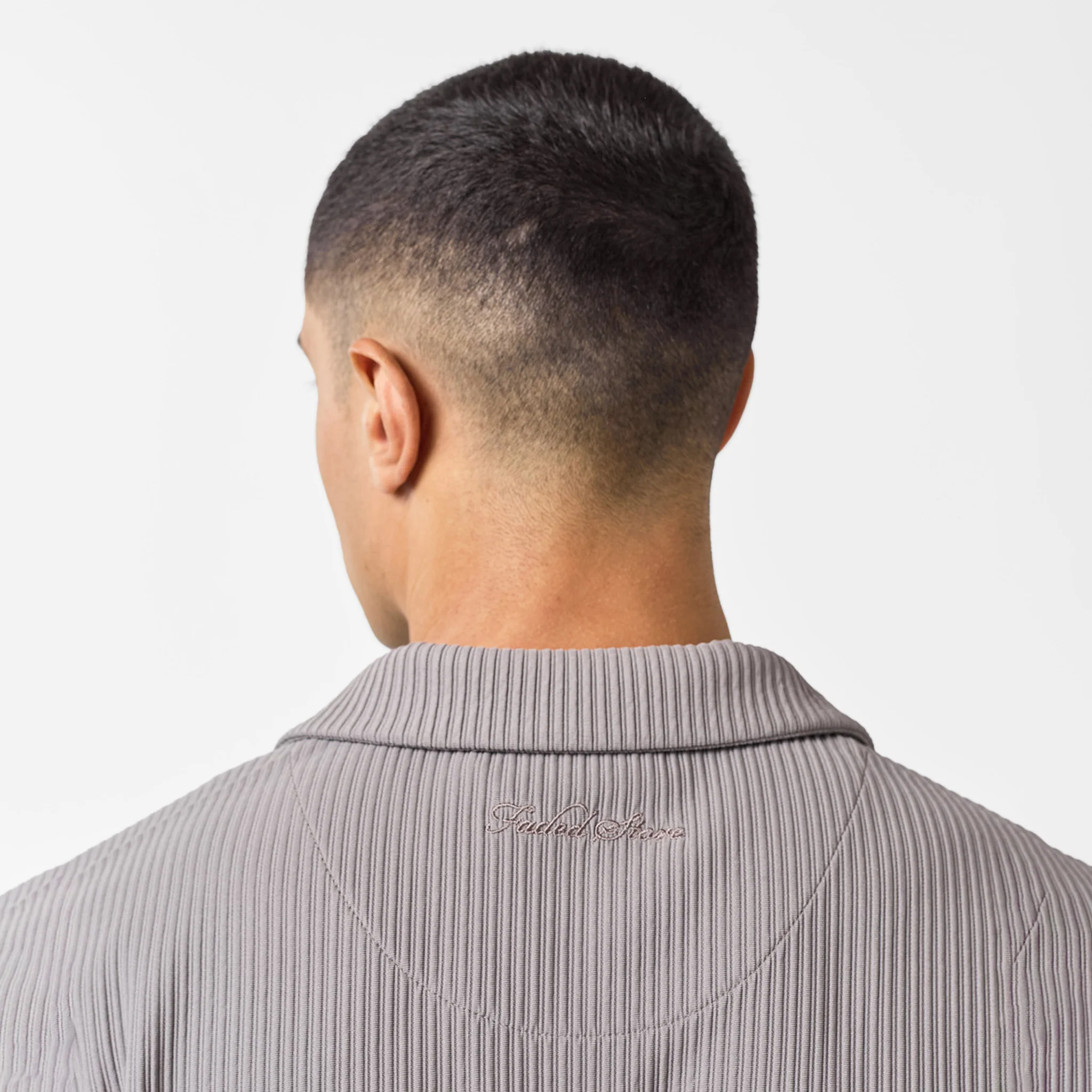 Pleated Shirt Twinset | Mushroom - Image 6