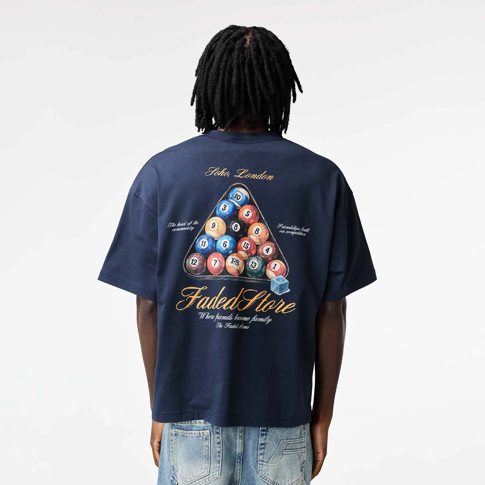 Pool Table T-Shirt | Navy - Image 3