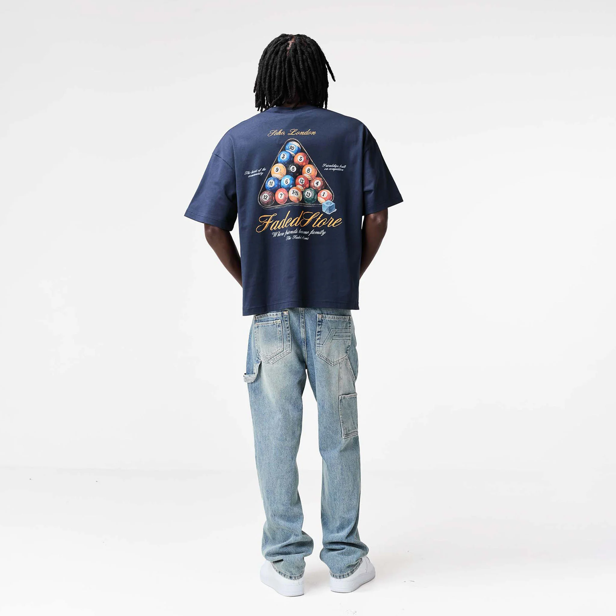 Pool Table T-Shirt | Navy - Image 5