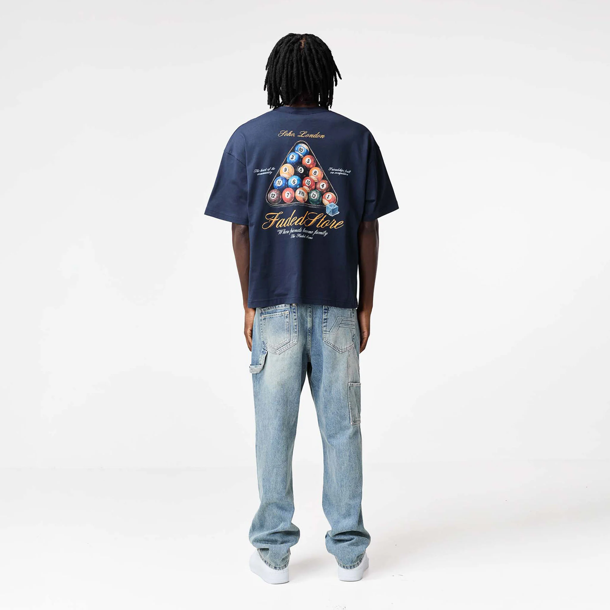 Pool Table T-Shirt | Navy - Image 6