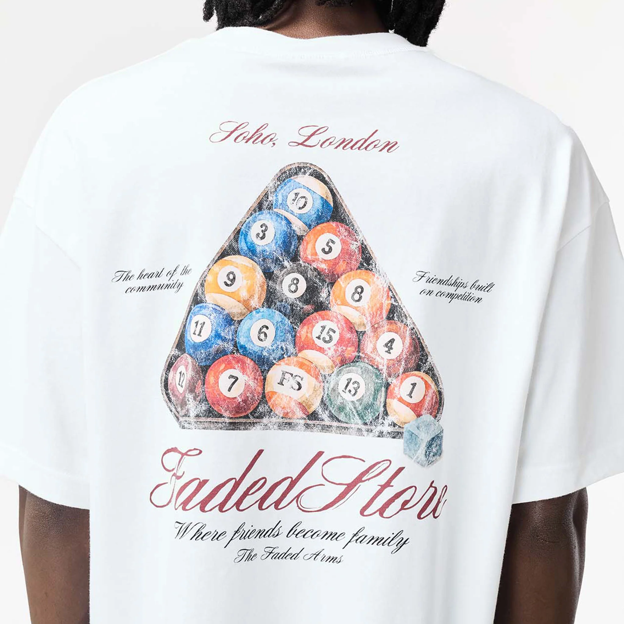 Pool Table T-Shirt | White - Image 4