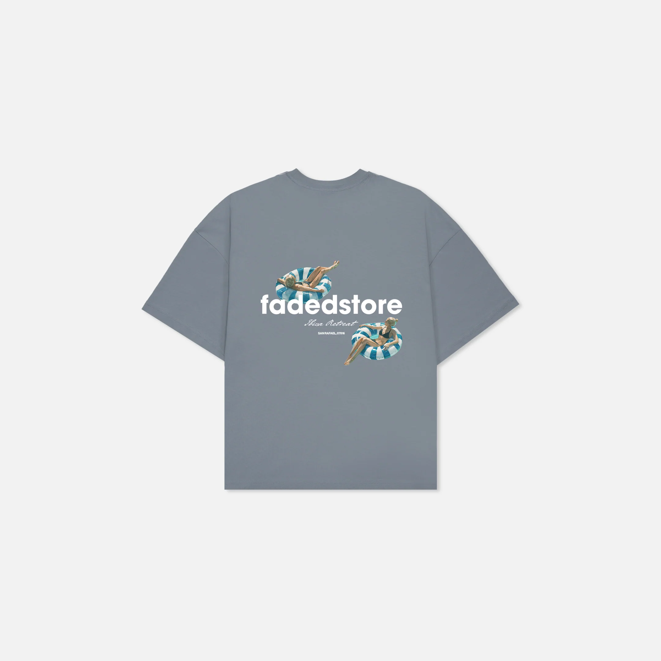 Poolside T-Shirt | Slate Grey