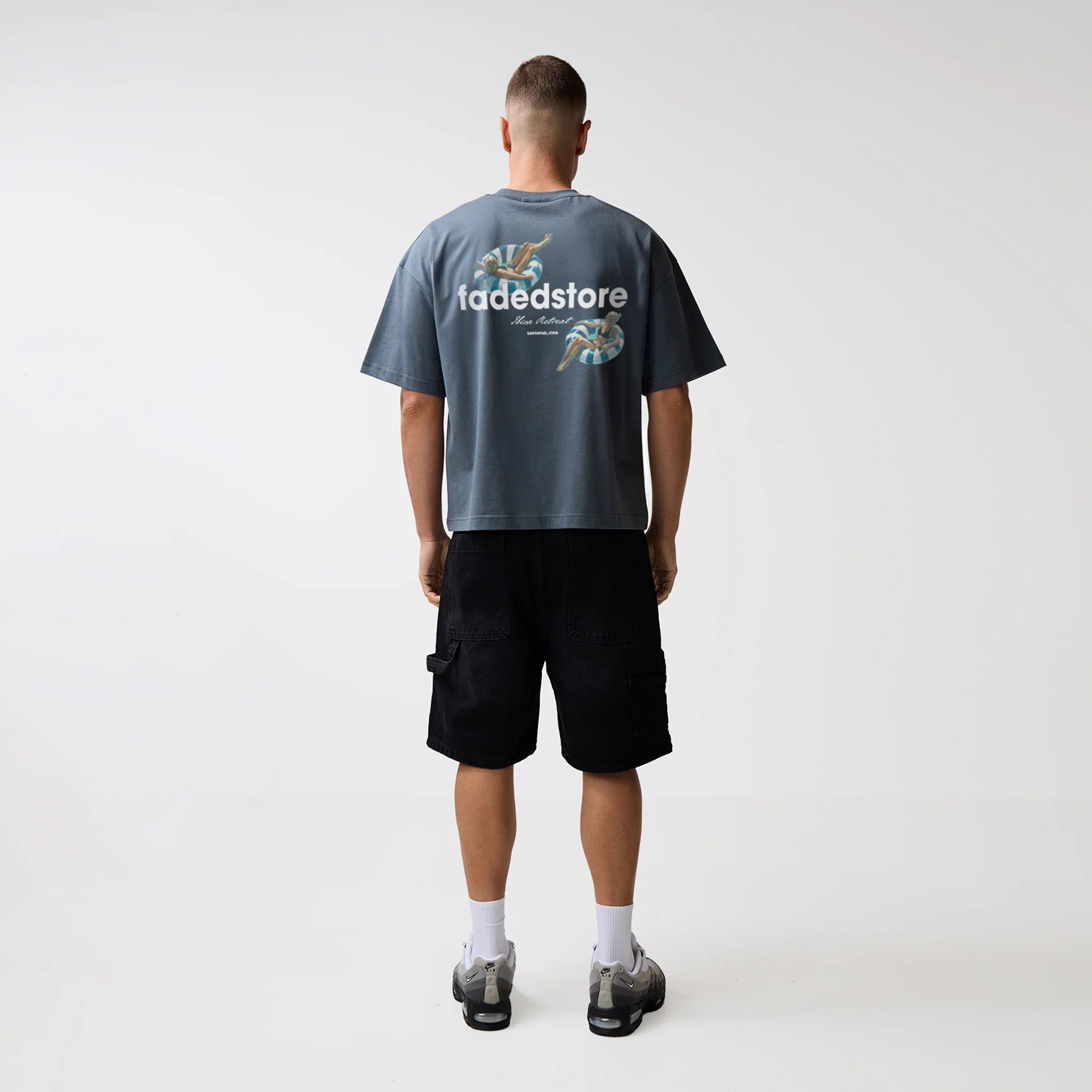 Poolside T-Shirt | Slate Grey - Image 2
