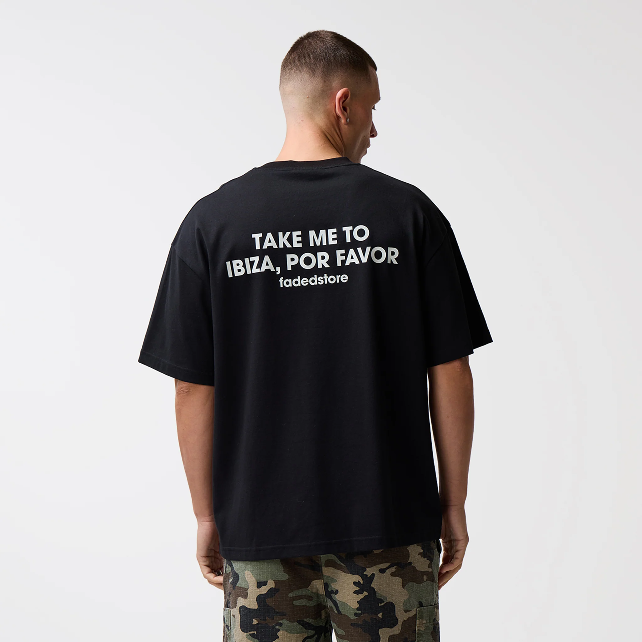 Por Favor T-Shirt | Black - Image 4