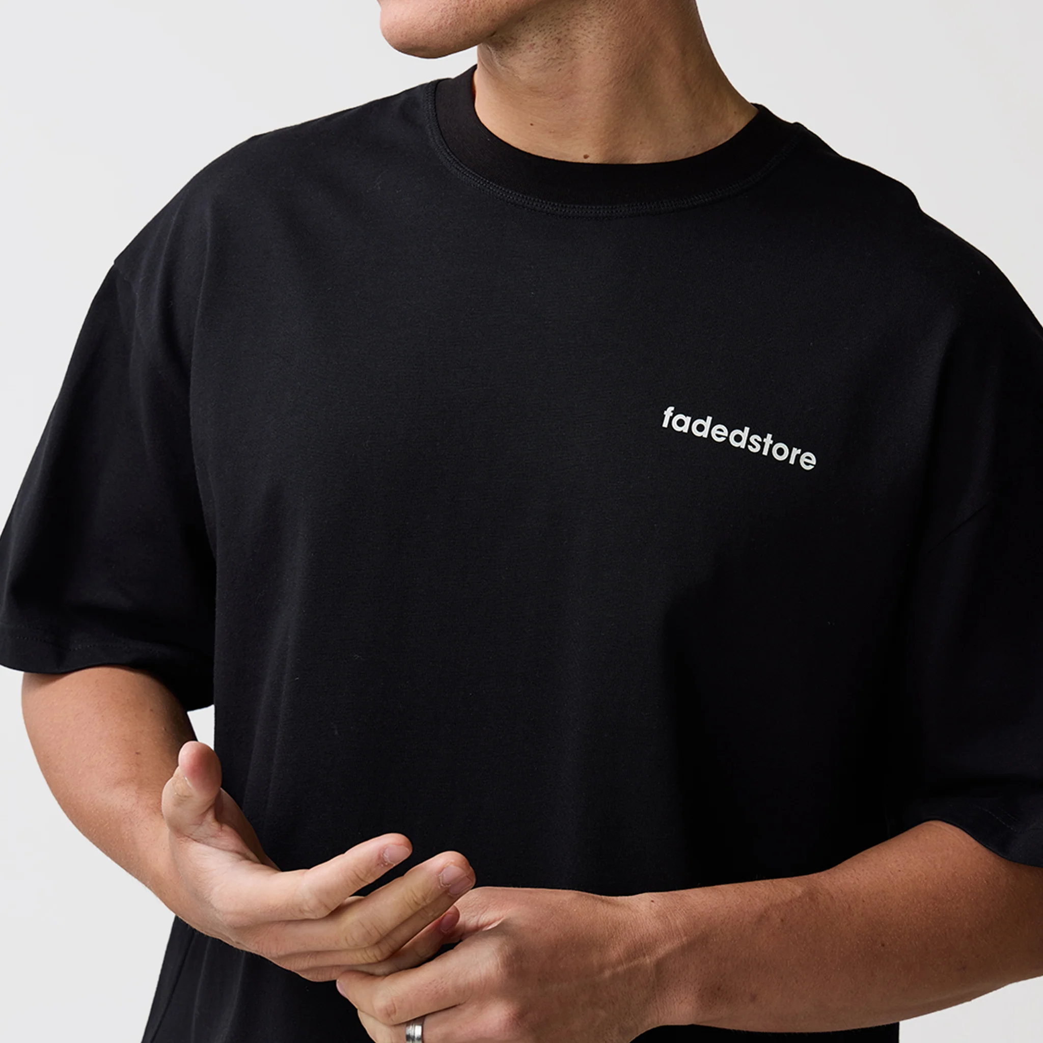 Por Favor T-Shirt | Black - Image 9