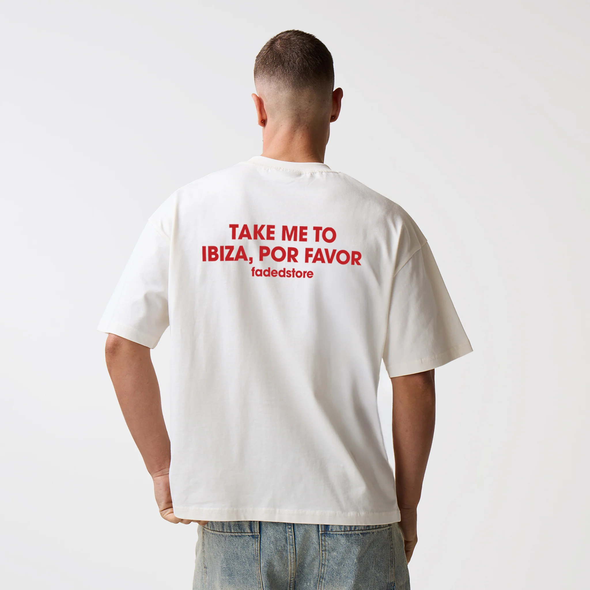 Por Favor T-Shirt | Chalk - Image 5
