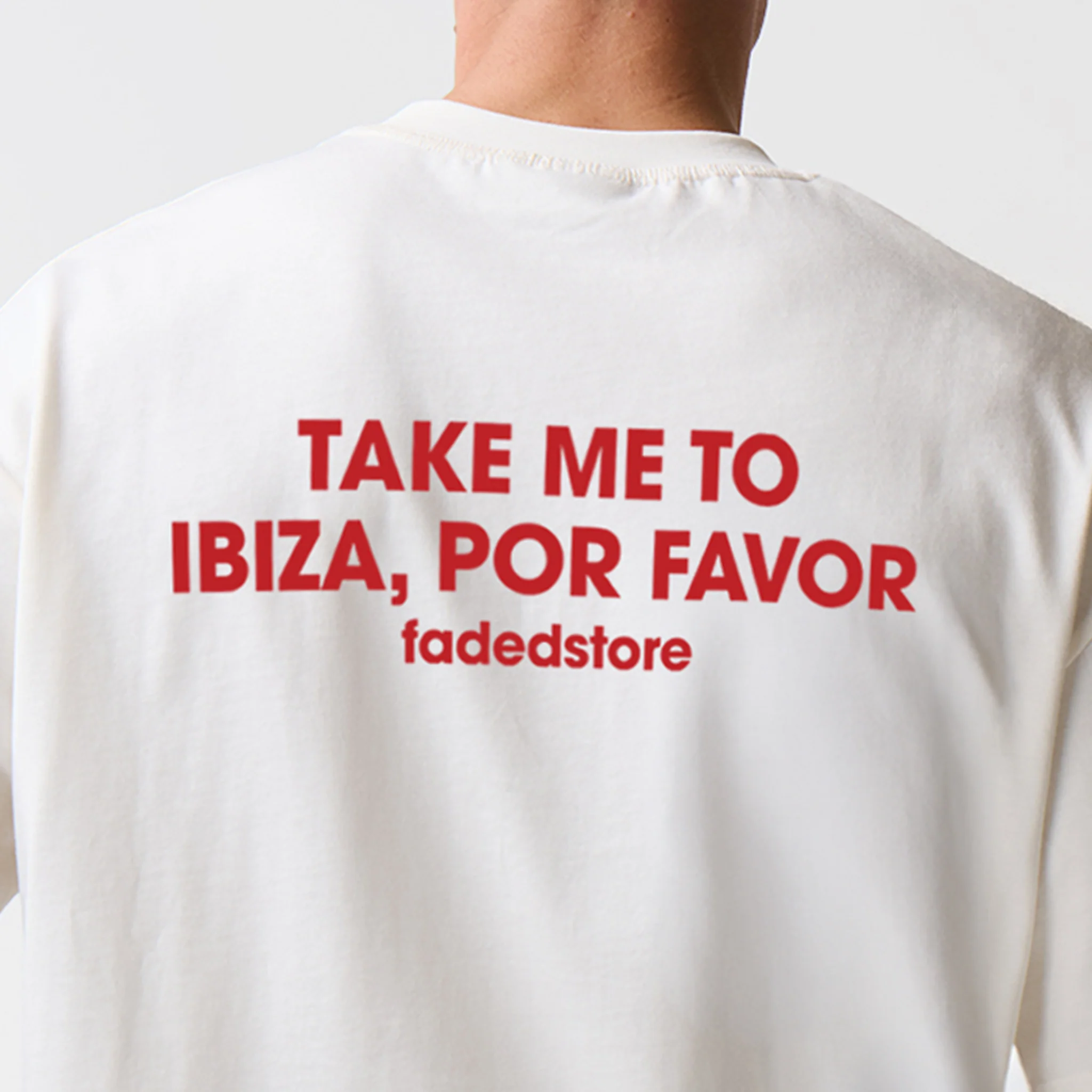 Por Favor T-Shirt | Chalk - Image 8