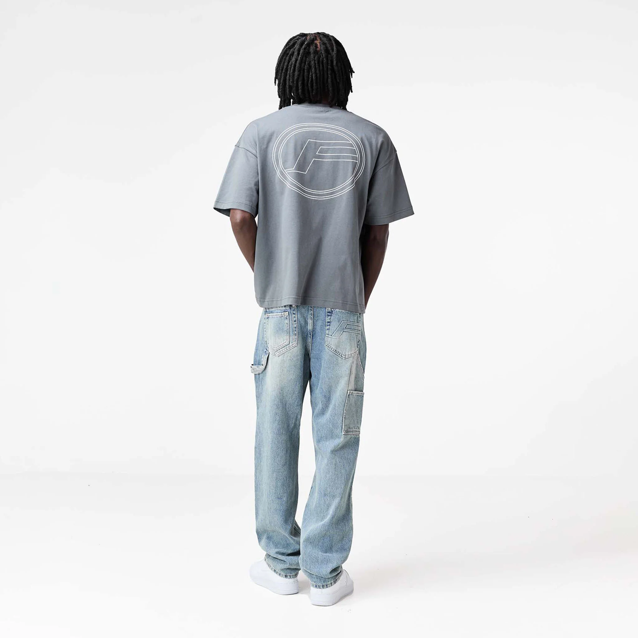 Puff Print Logo T-Shirt | Charcoal Marl - Image 7