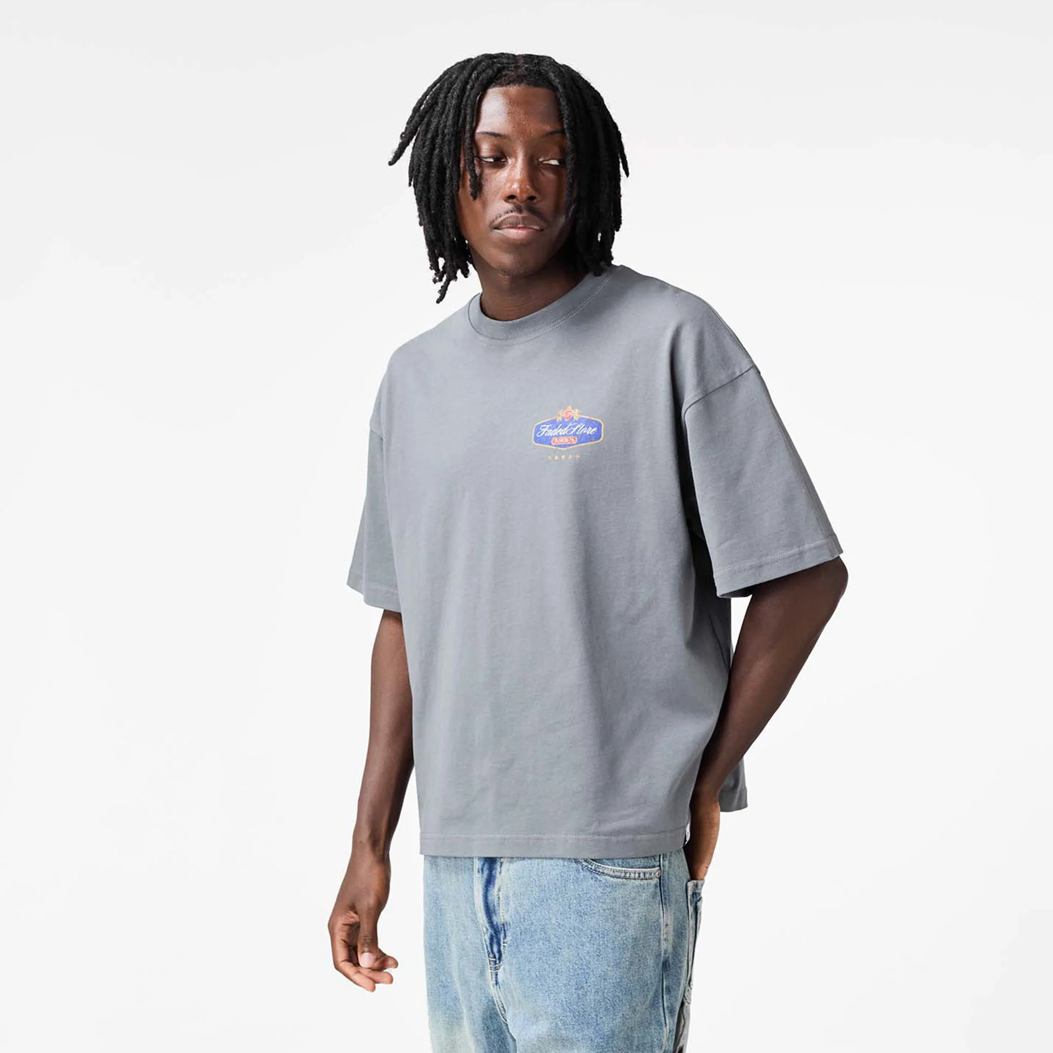 Racing T-Shirt | Mid Grey - Image 3