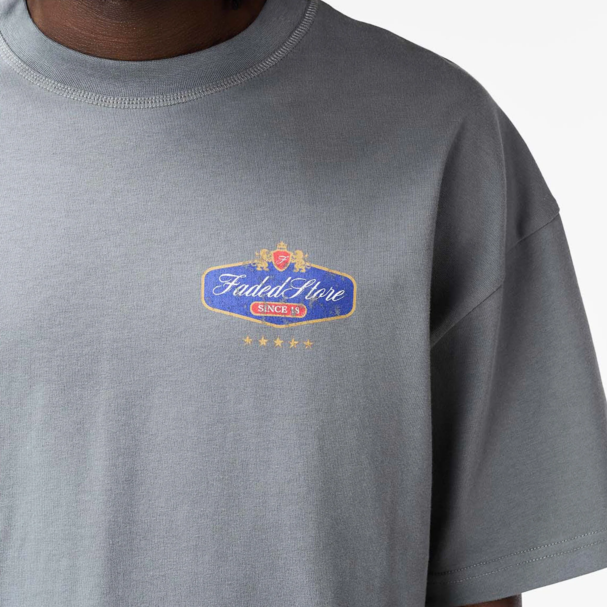 Racing T-Shirt | Mid Grey - Image 4