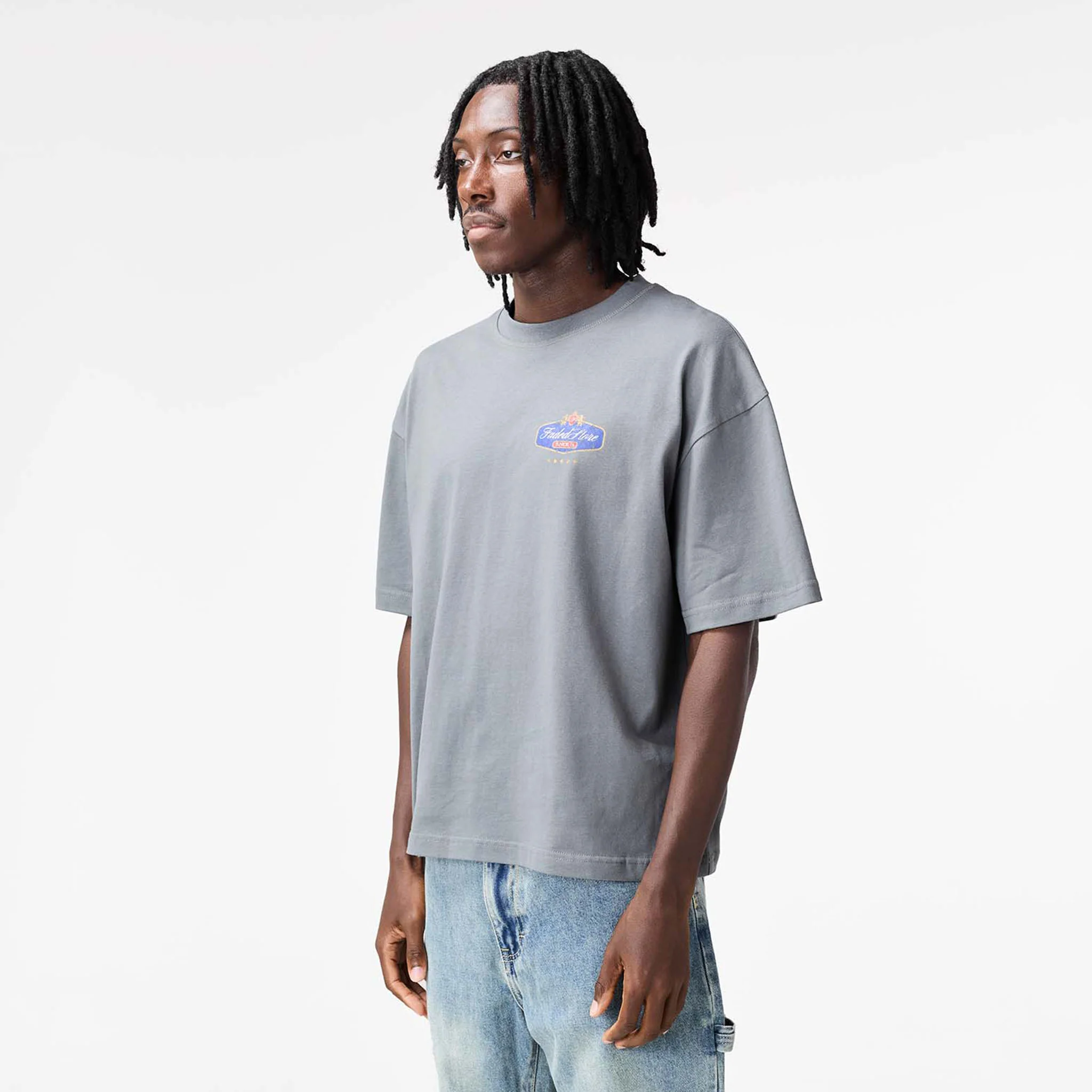 Racing T-Shirt | Mid Grey - Image 7