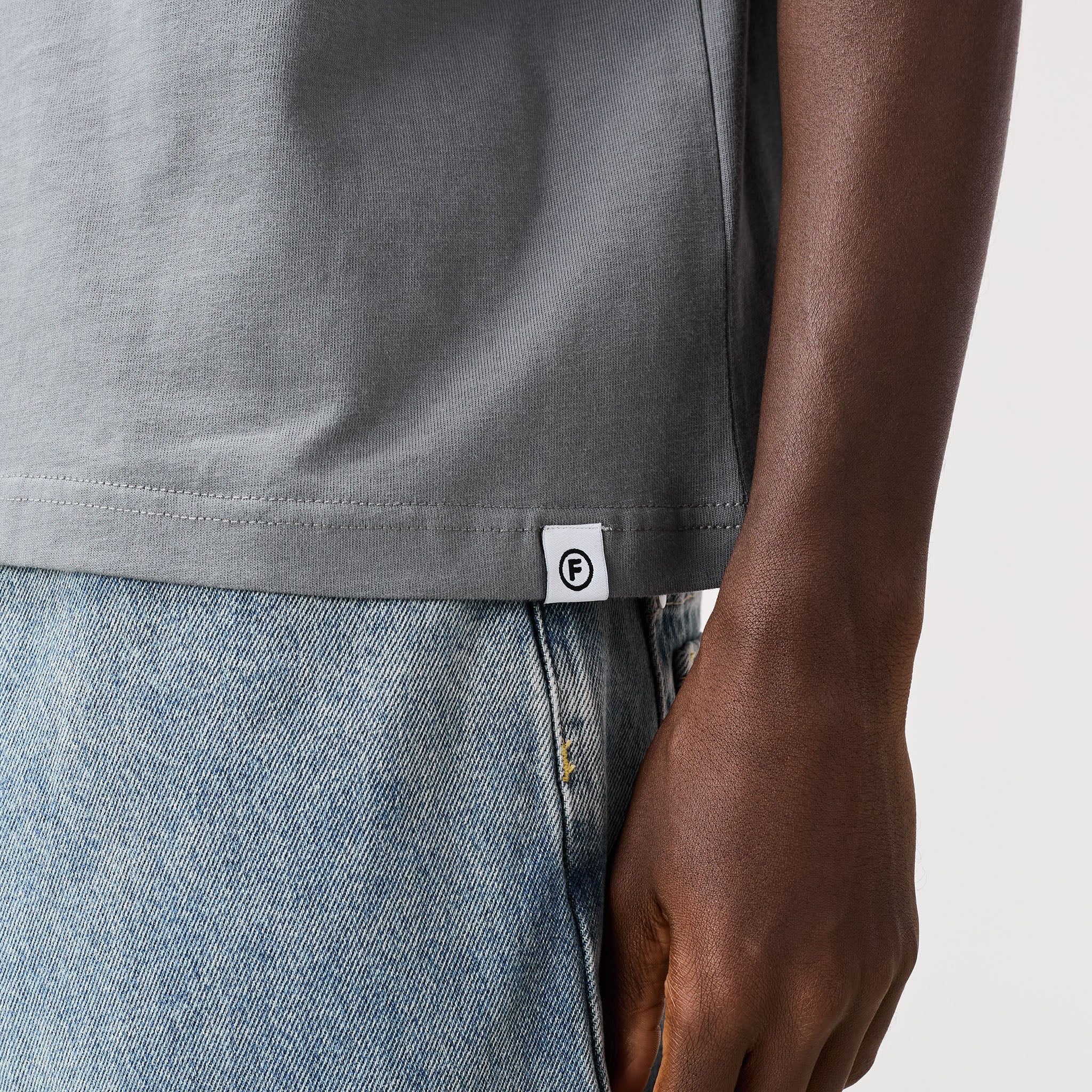 Racing T-Shirt | Mid Grey - Image 8