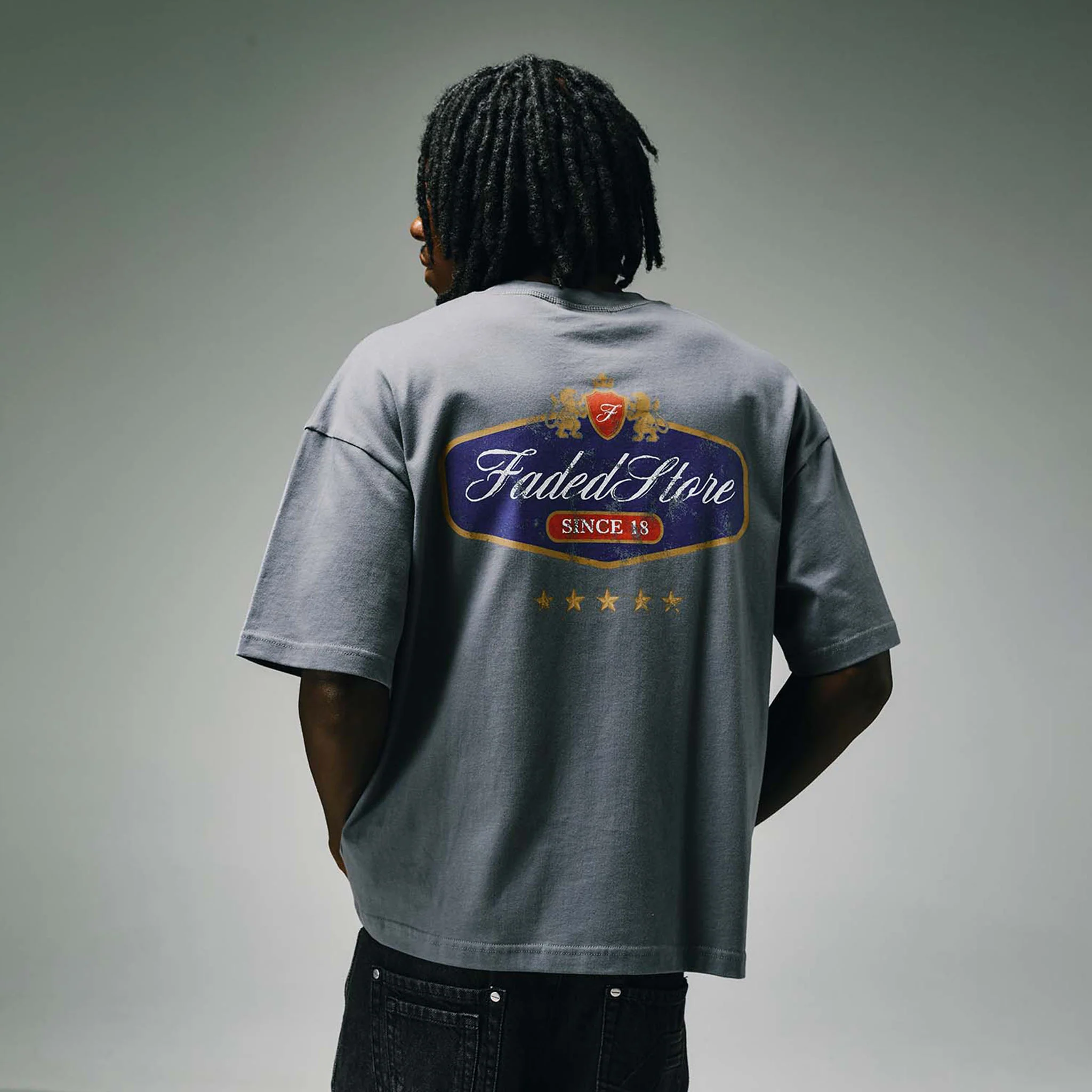 Racing T-Shirt | Mid Grey - Image 9