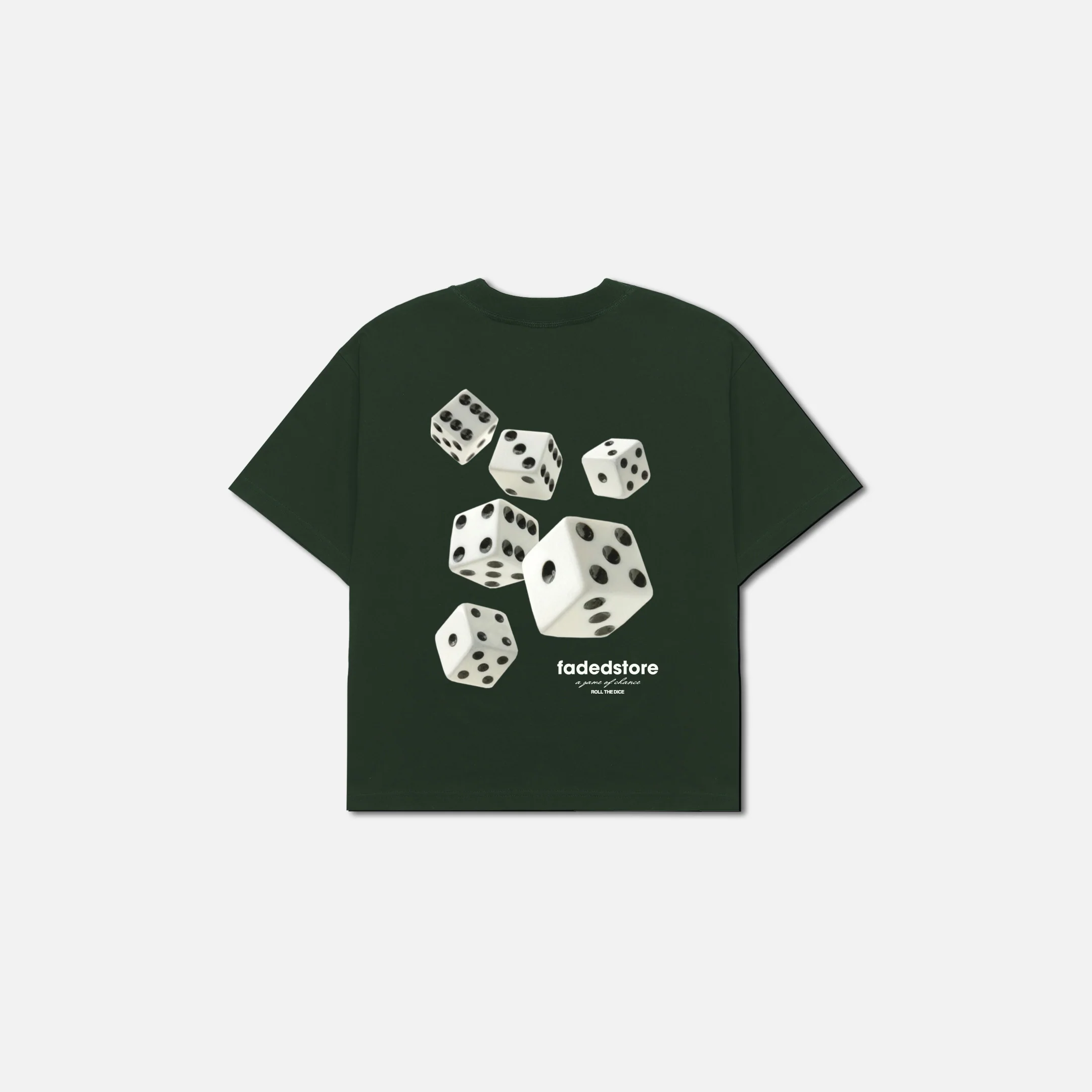 Rolling Dice T-Shirt | Forest Green