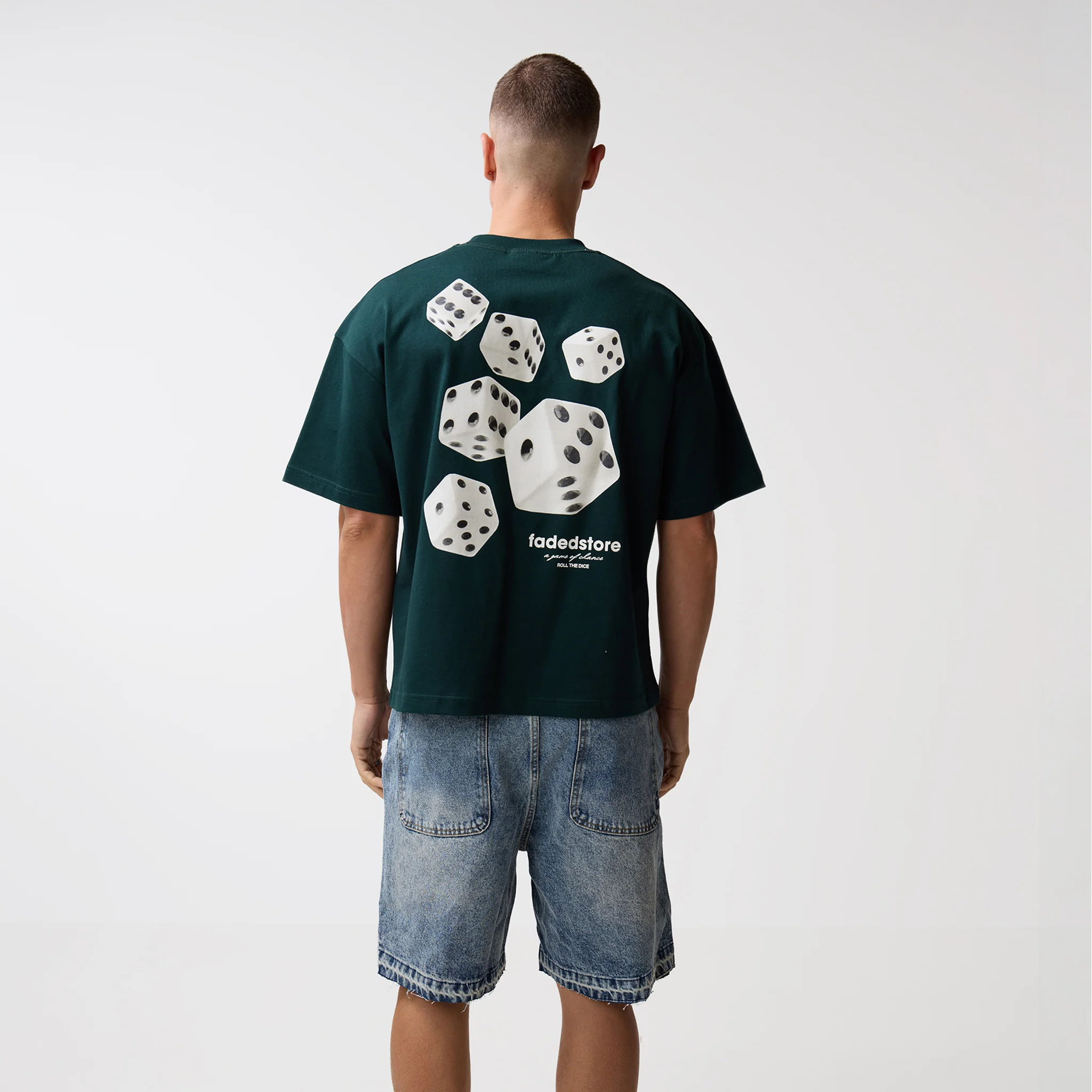 Rolling Dice T-Shirt | Forest Green - Image 6