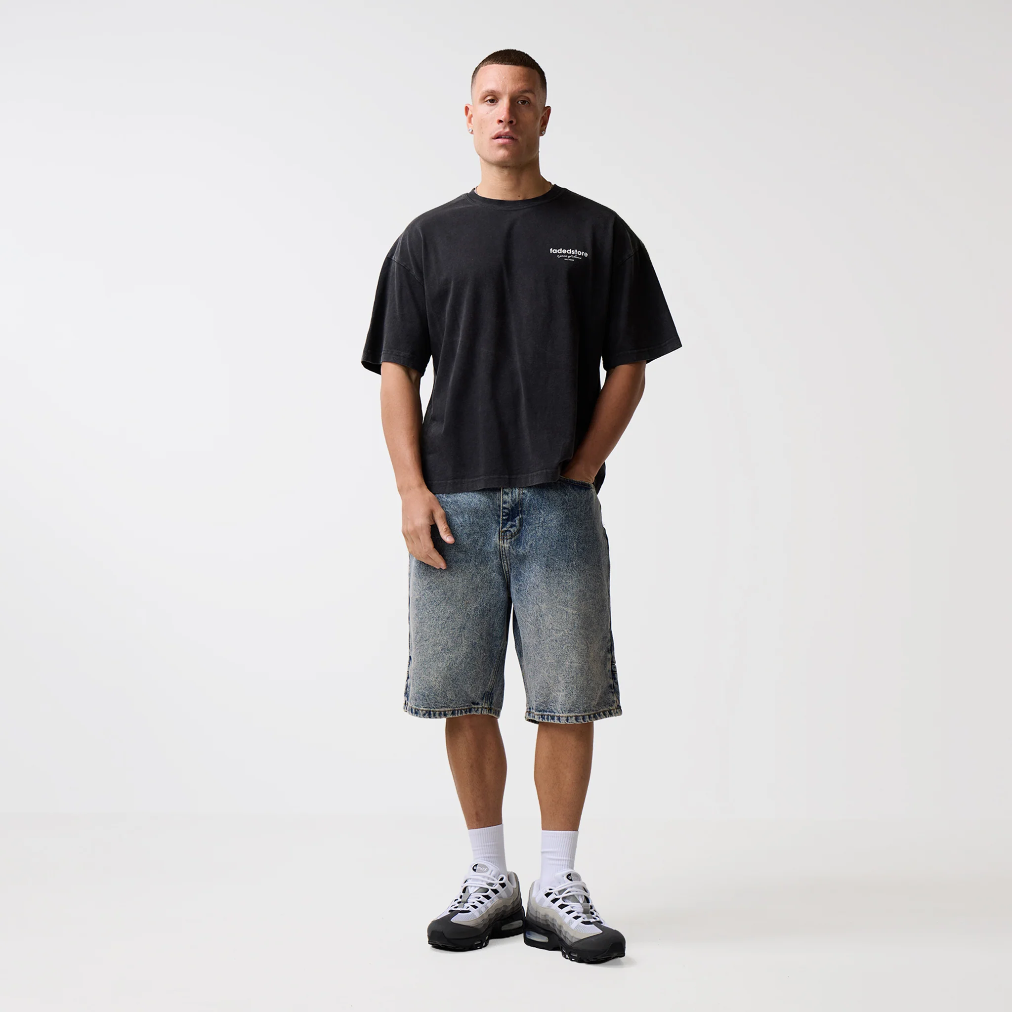 Rolling Dice T-Shirt | Washed Black - Image 2